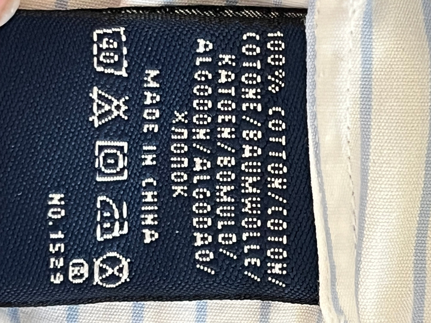 Chemise blanche rayée Ralph Lauren - S