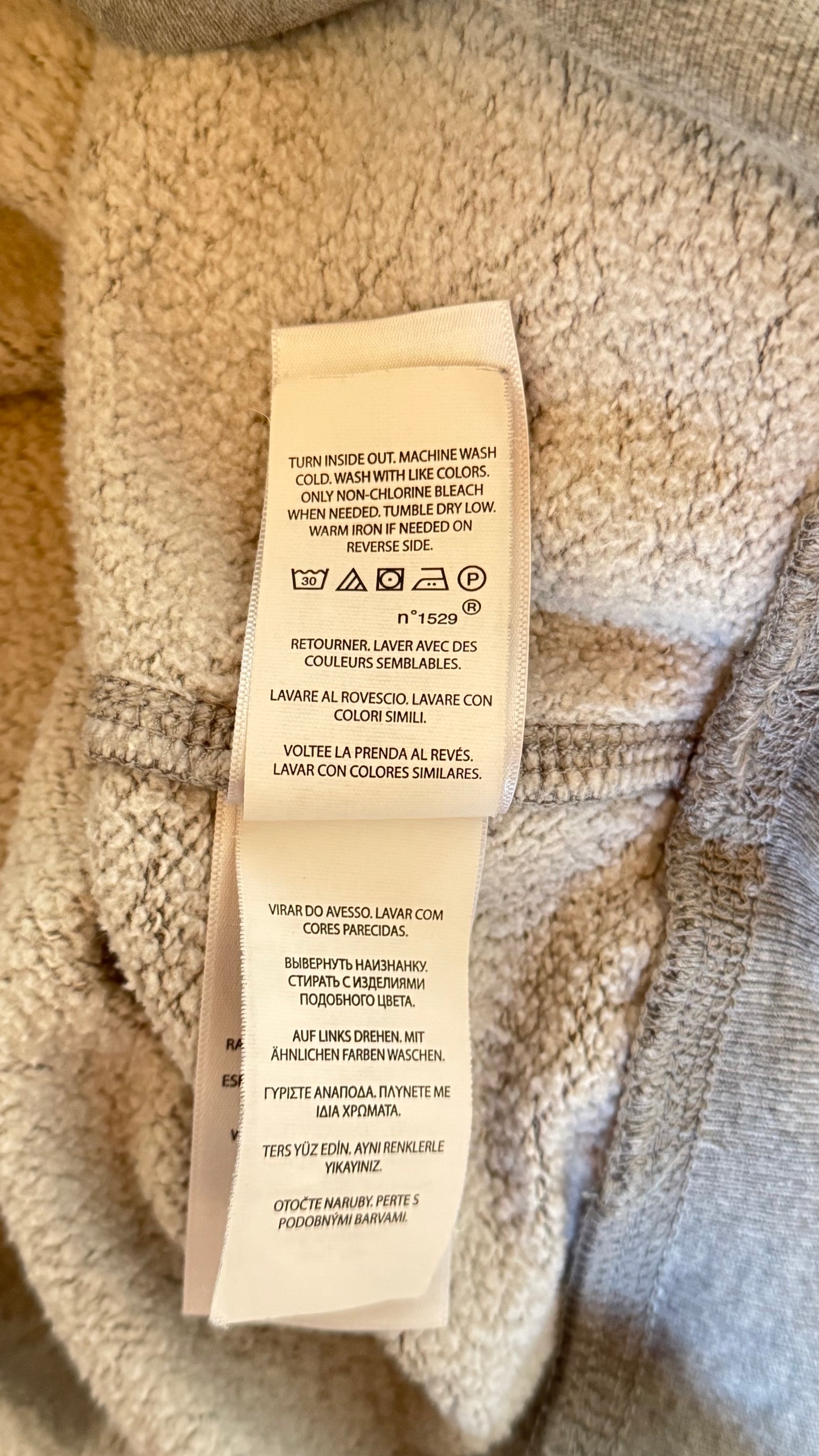 Sweat col rond gris Ralph Lauren - S