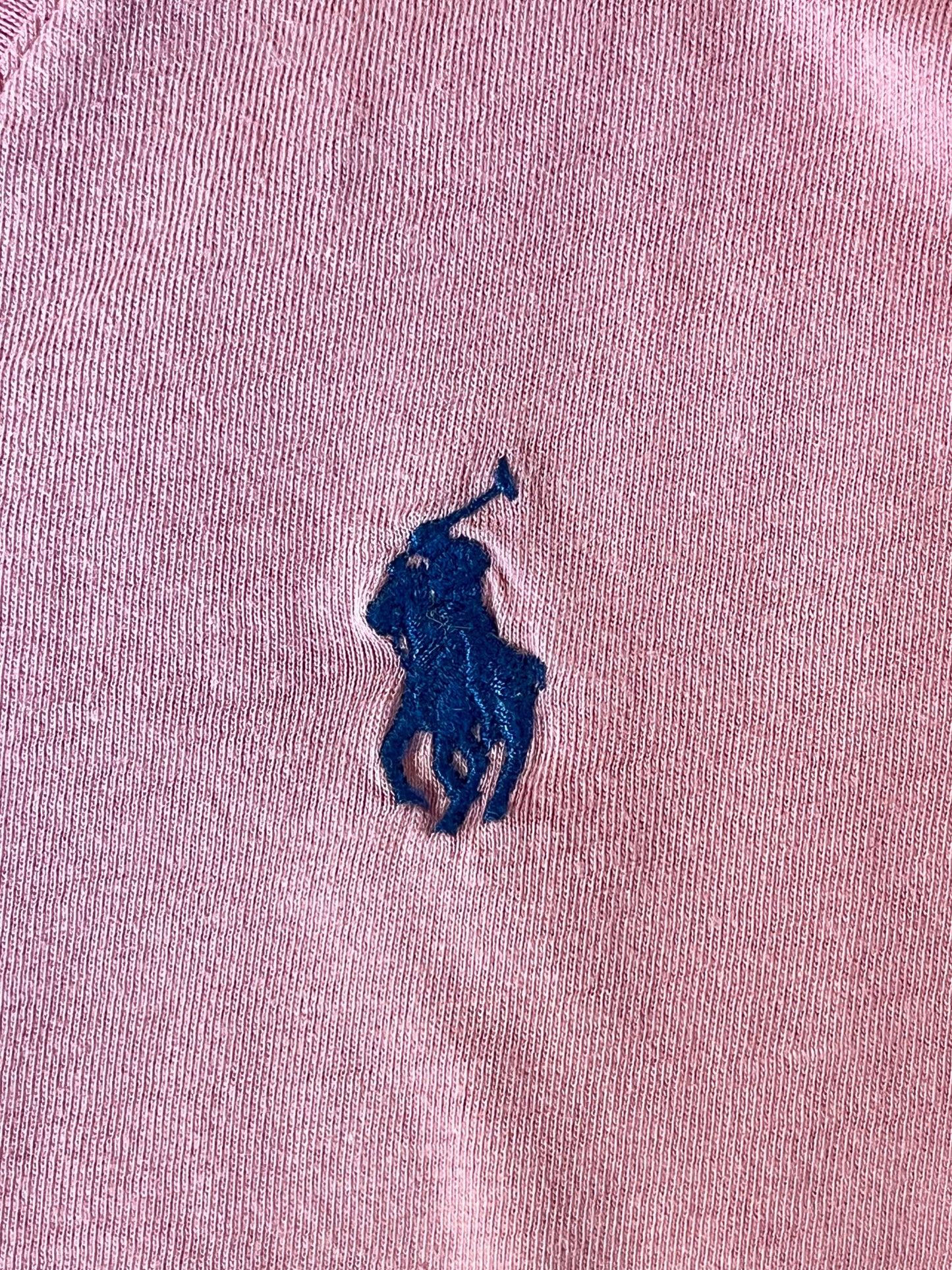 T-shirt col V rose Ralph Lauren - S