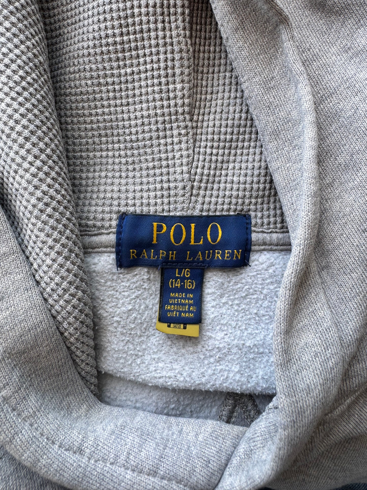 Sweat à capuche gris Ralph Lauren - S