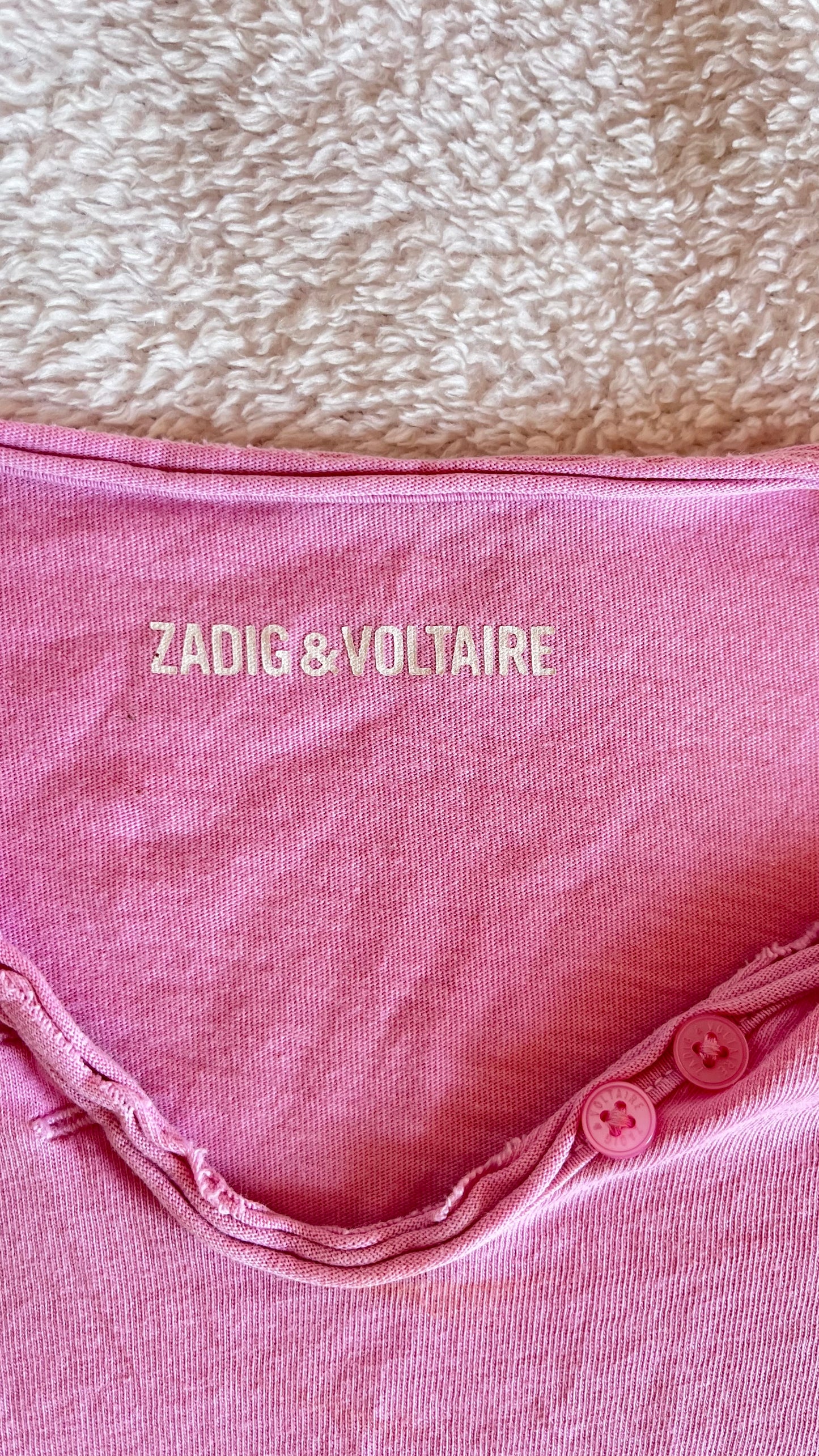 T-shirt rose Zadig & Voltaire - M