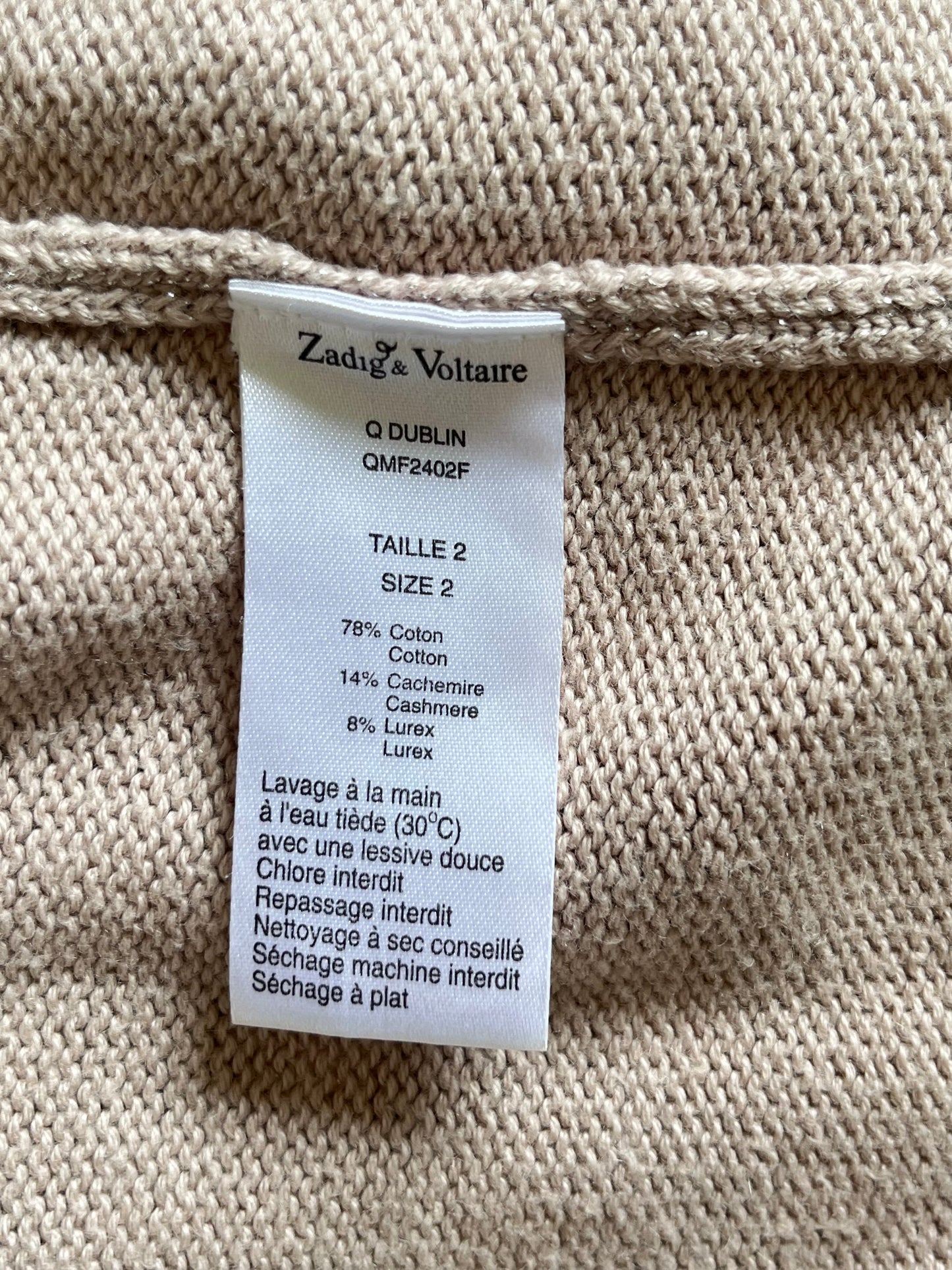 Gilet sans manches brillant Zadig & Voltaire - S