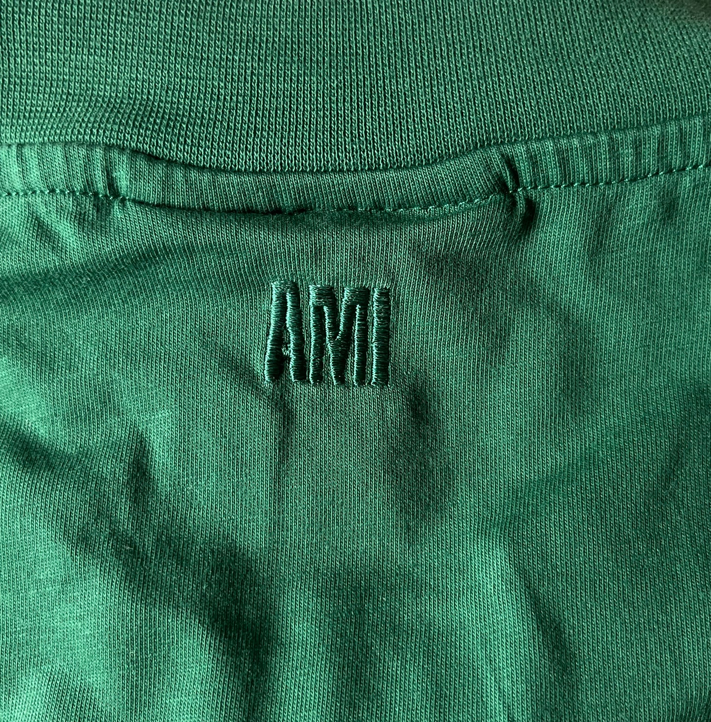 T-shirt vert sapin Ami Paris - L