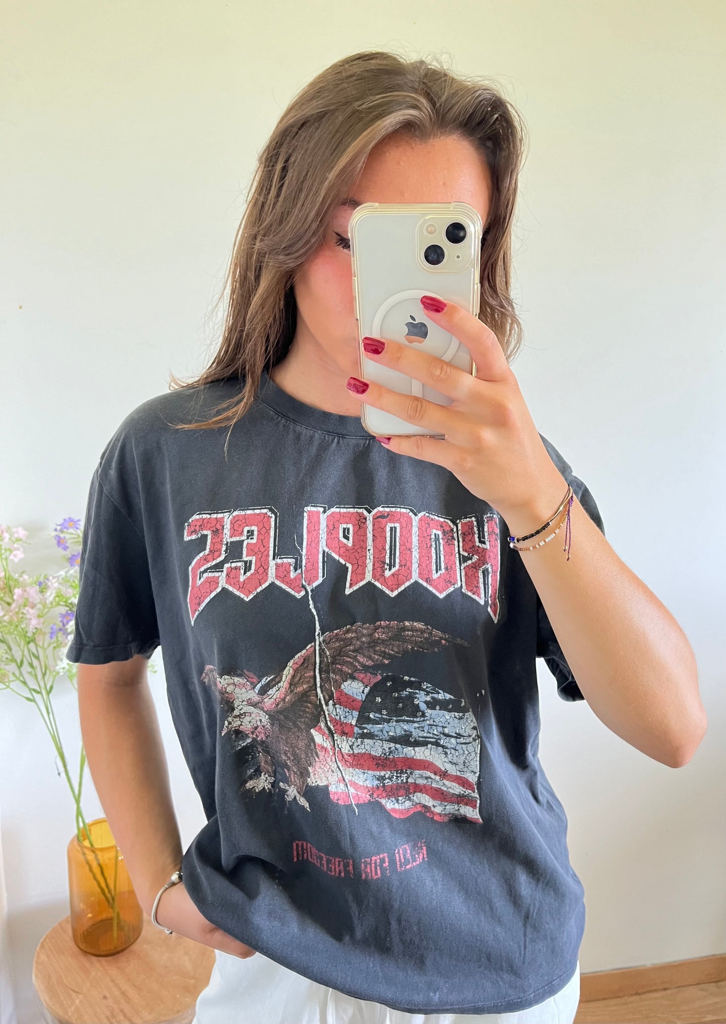T-shirt vintage noir The Kooples - M