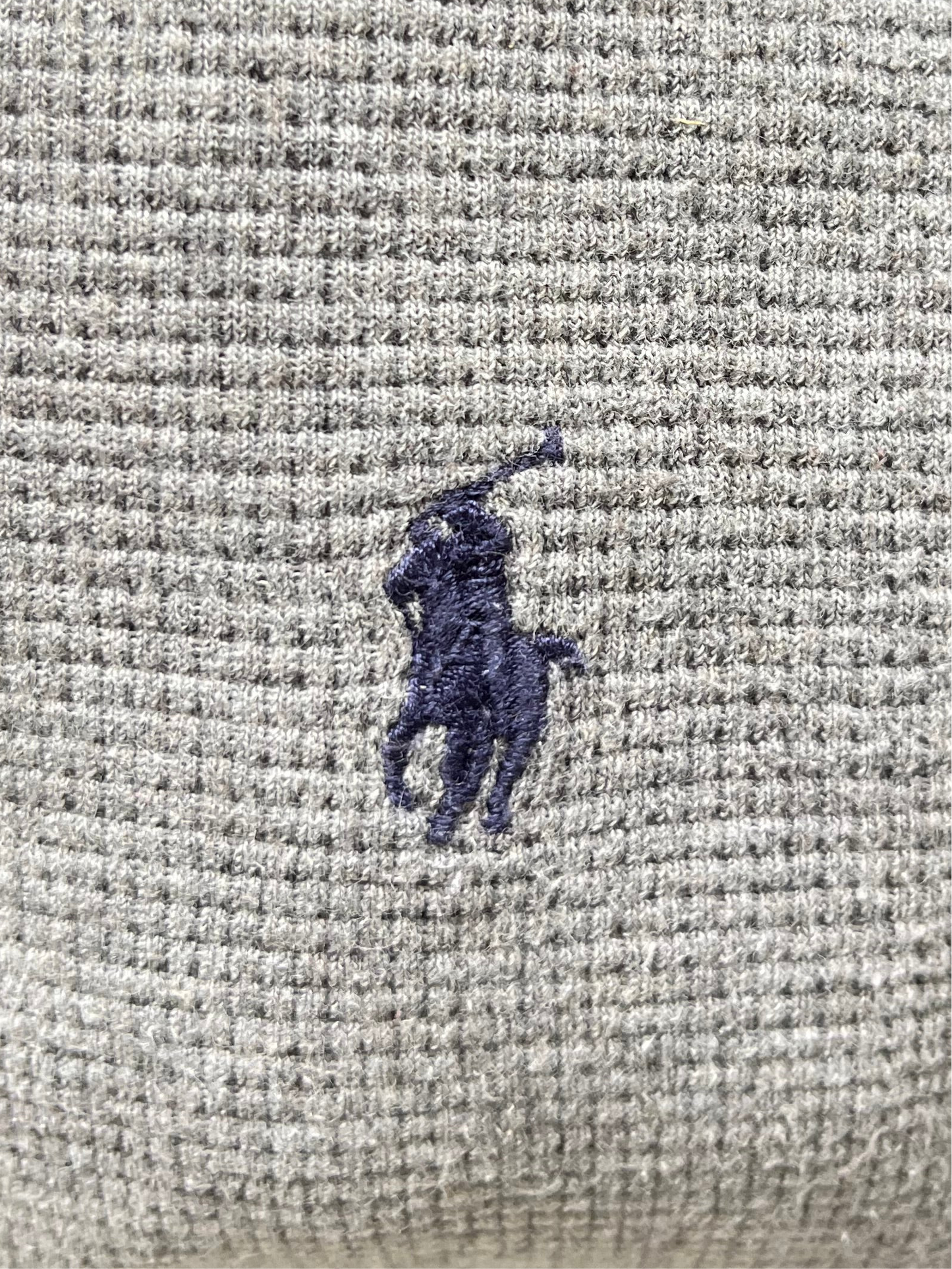 Pull demi-zip gris Ralph Lauren - S