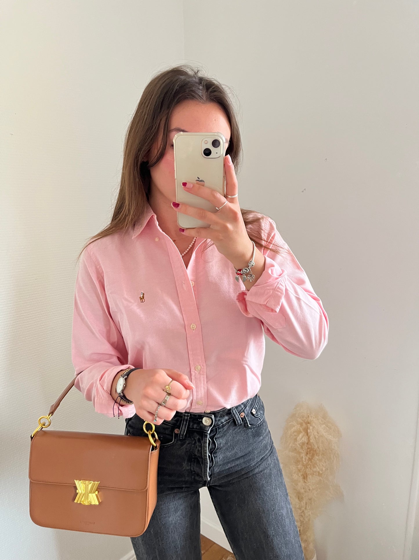 Chemise rose Ralph Lauren -S