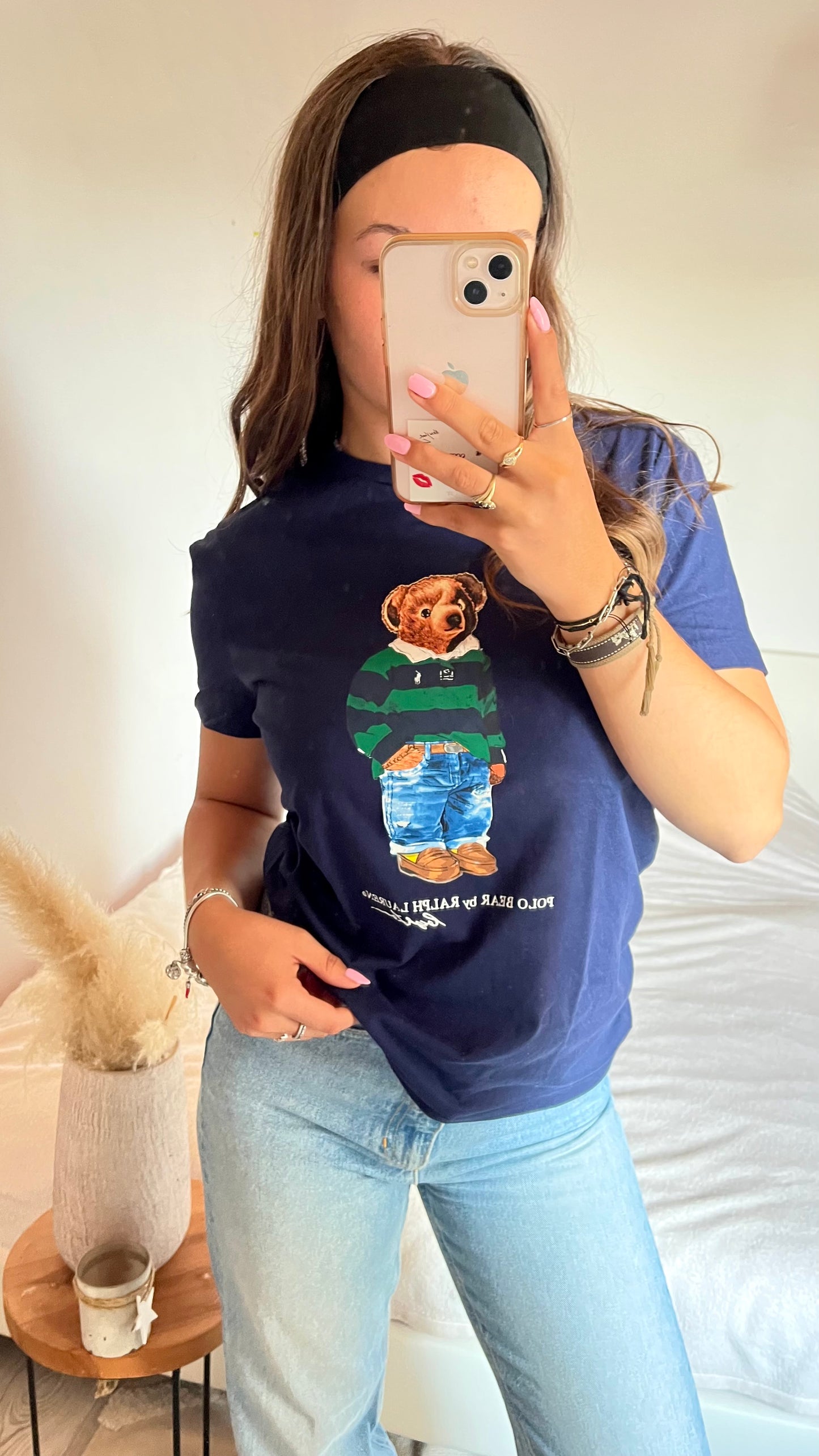T-shirt nounours marine Ralph Lauren - S/M