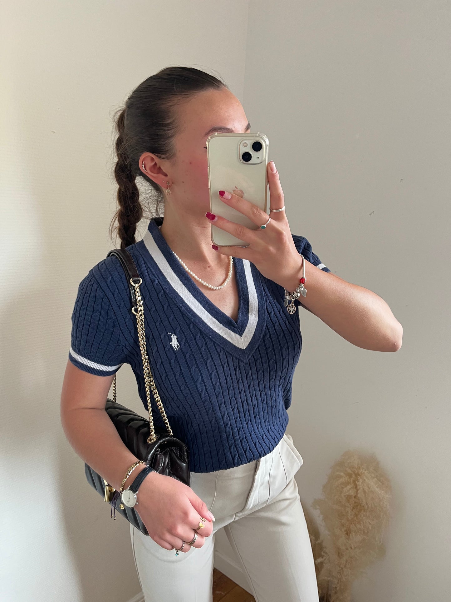 T-shirt torsadé old school Ralph Lauren - M/L