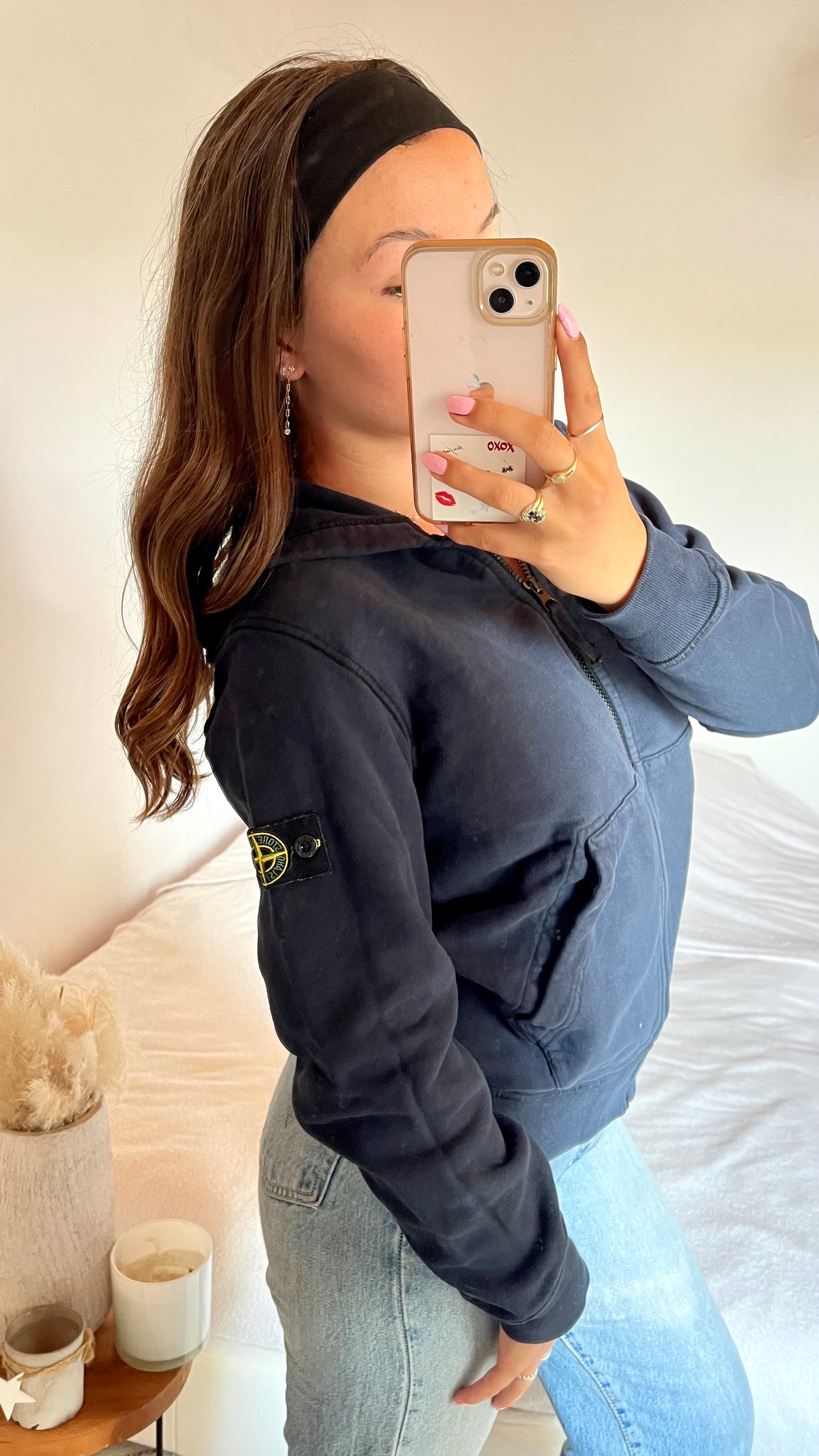 Veste à capuche marine Stone Island - S