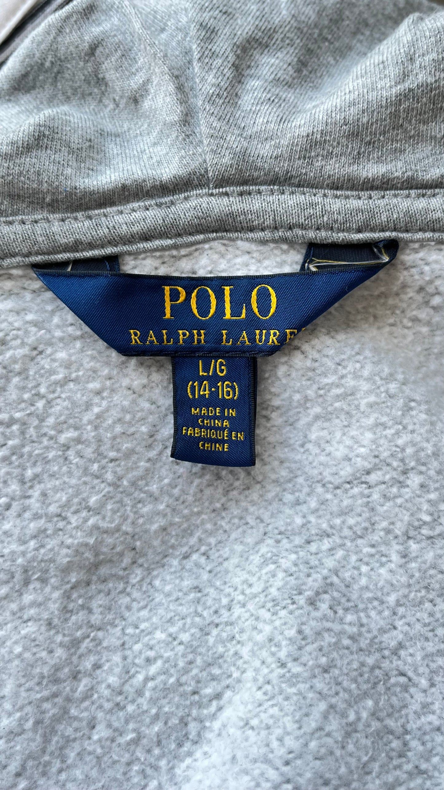 Veste à capuche grise Ralph Lauren - S