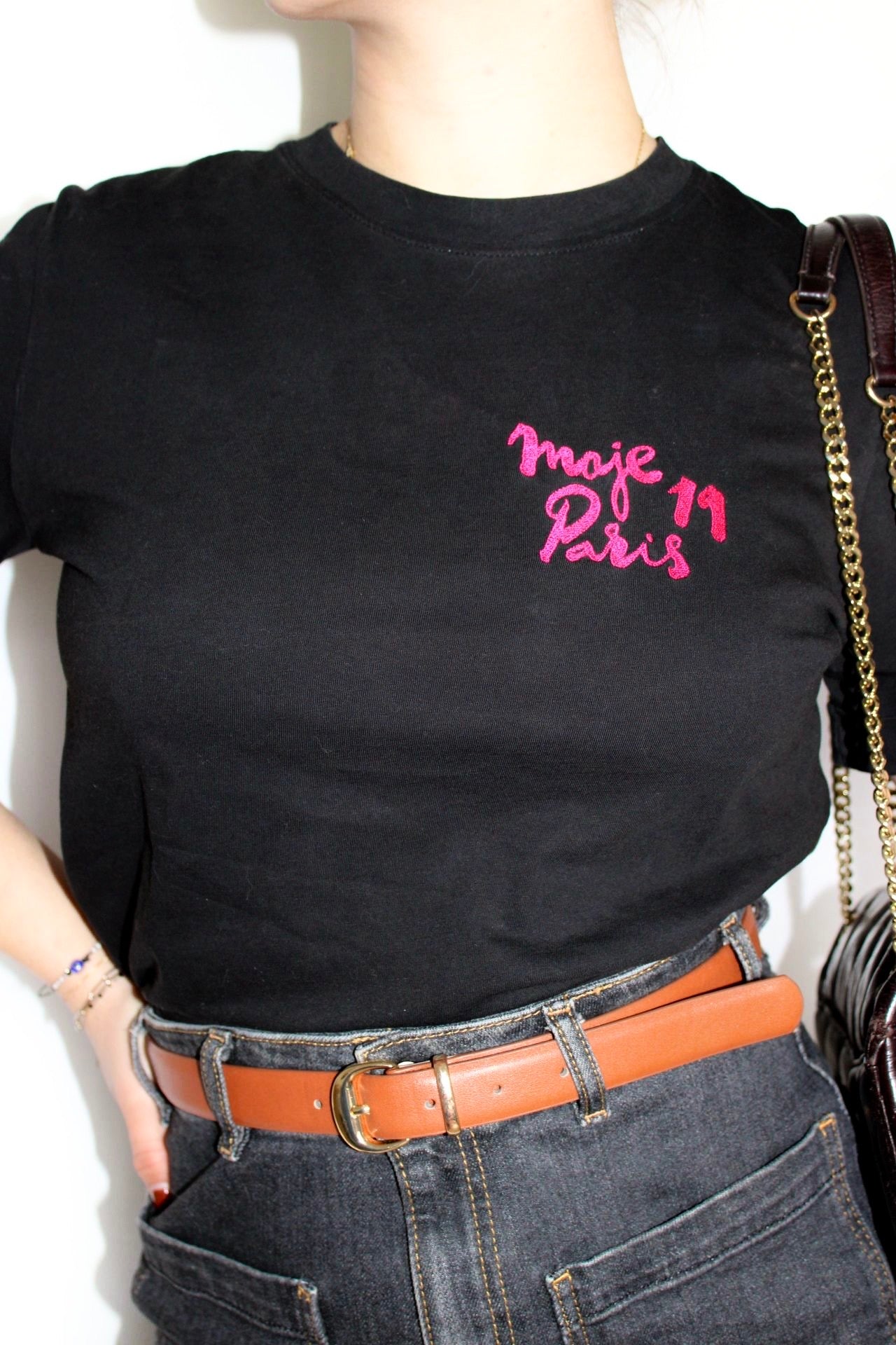 T-shirt noir Maje - S et M