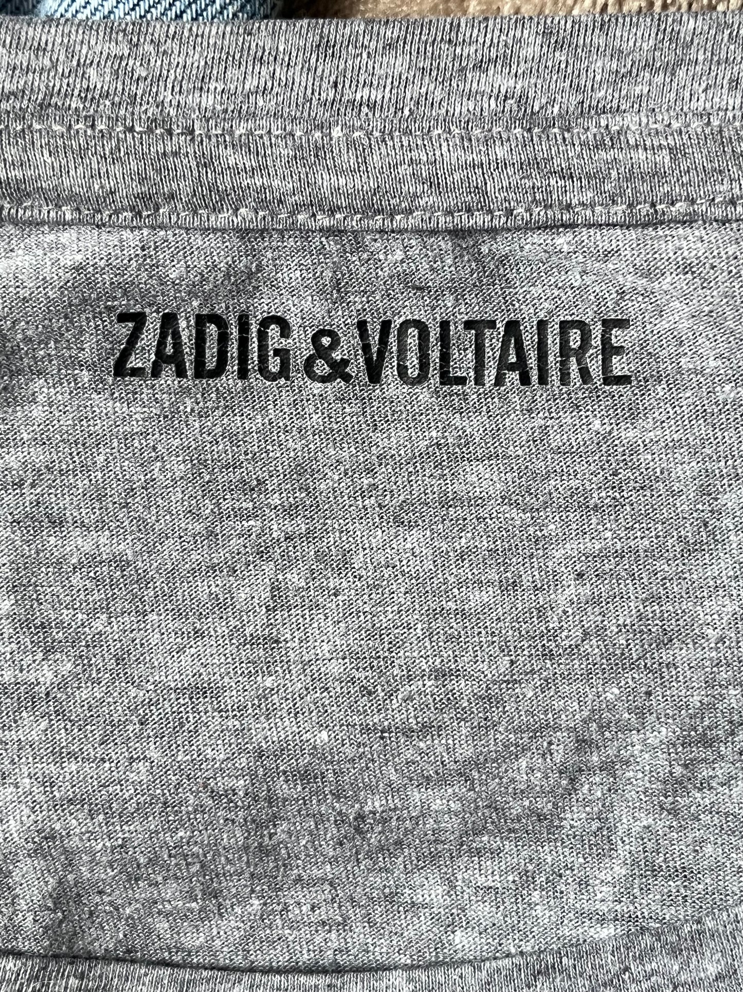 T-shirt col rond gris Zadig & Voltaire - S