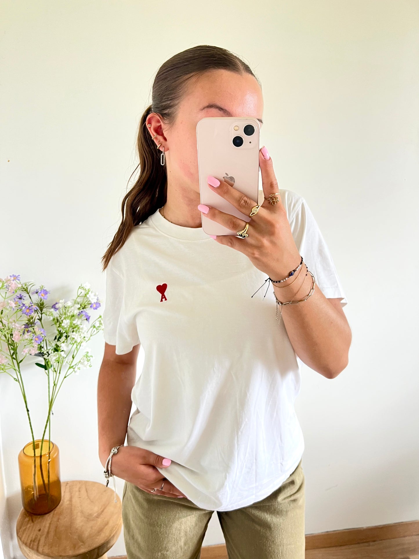 T-shirt blanc Ami Paris - S Homme / M femme