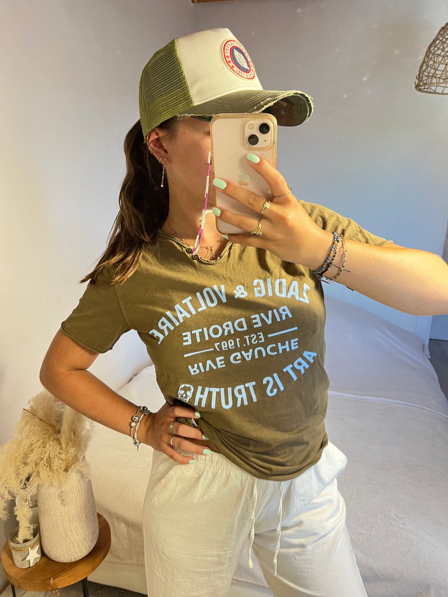 T-shirt kaki Zadig & Voltaire - S