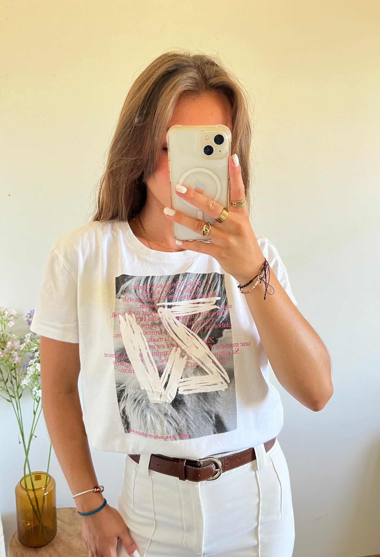 T-shirt manches courtes blanc Zadig & Voltaire - M