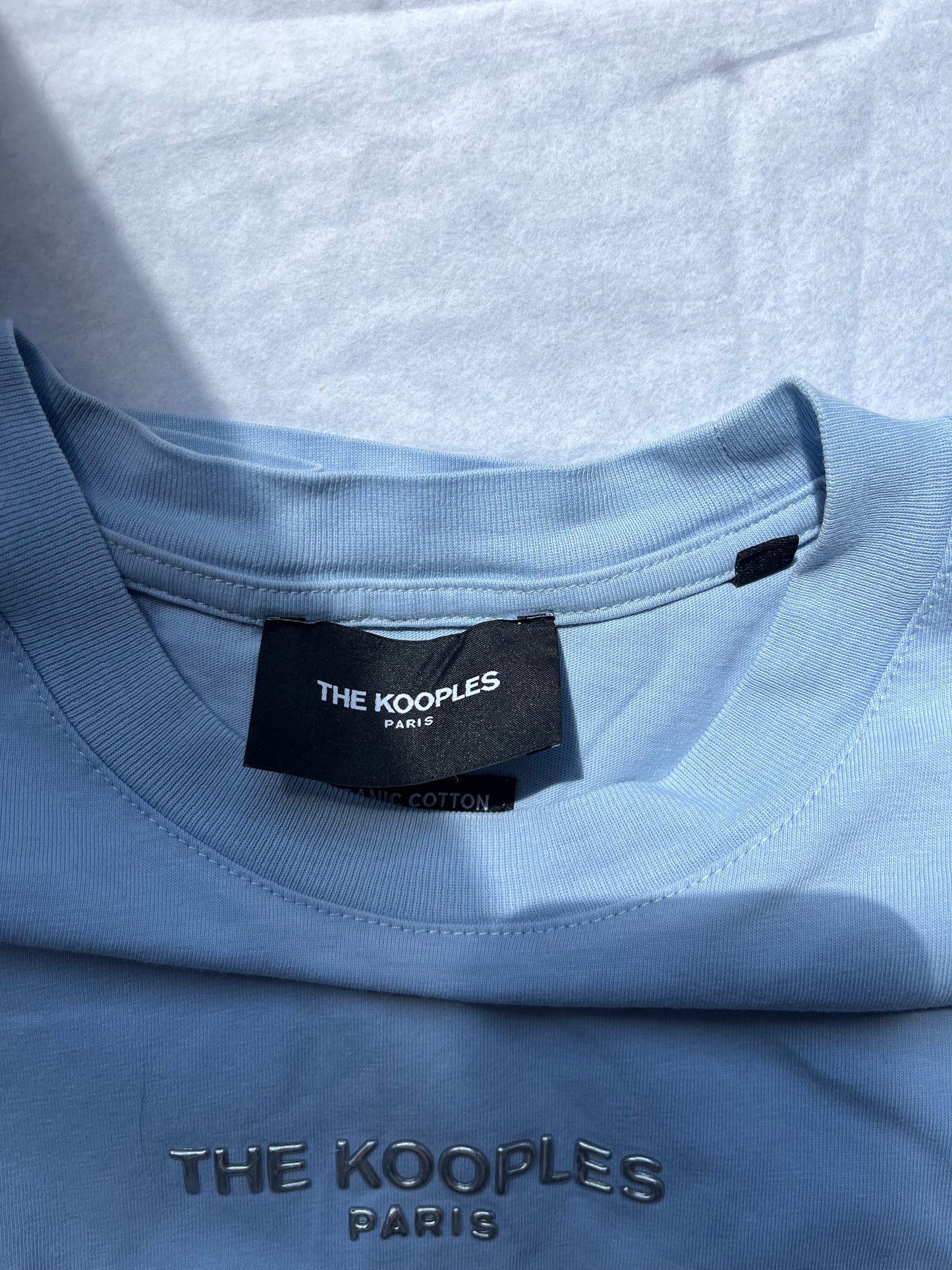 T-shirt bleu pastel The Kooples - S