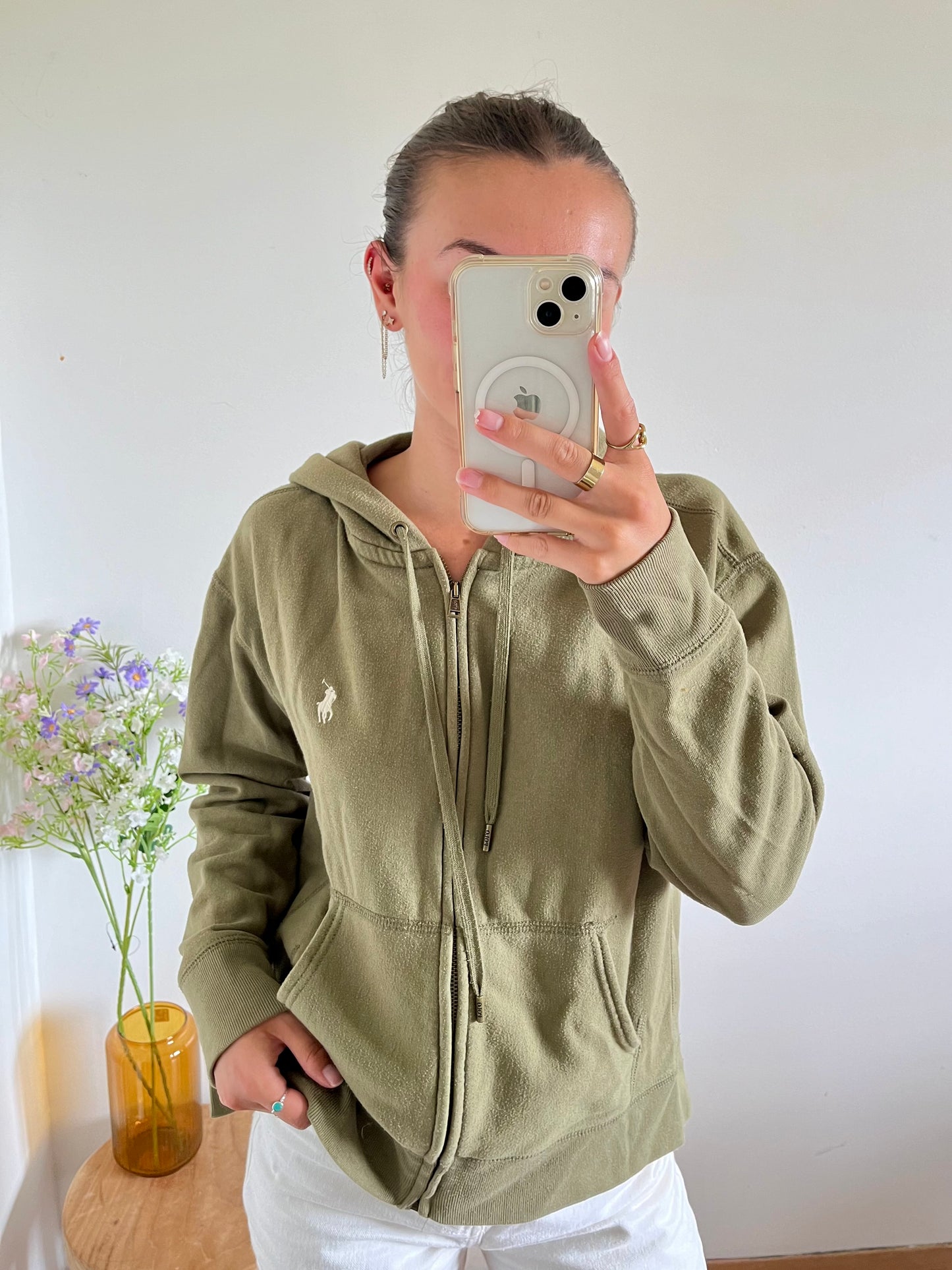 Veste à capuche kaki Ralph Lauren - S