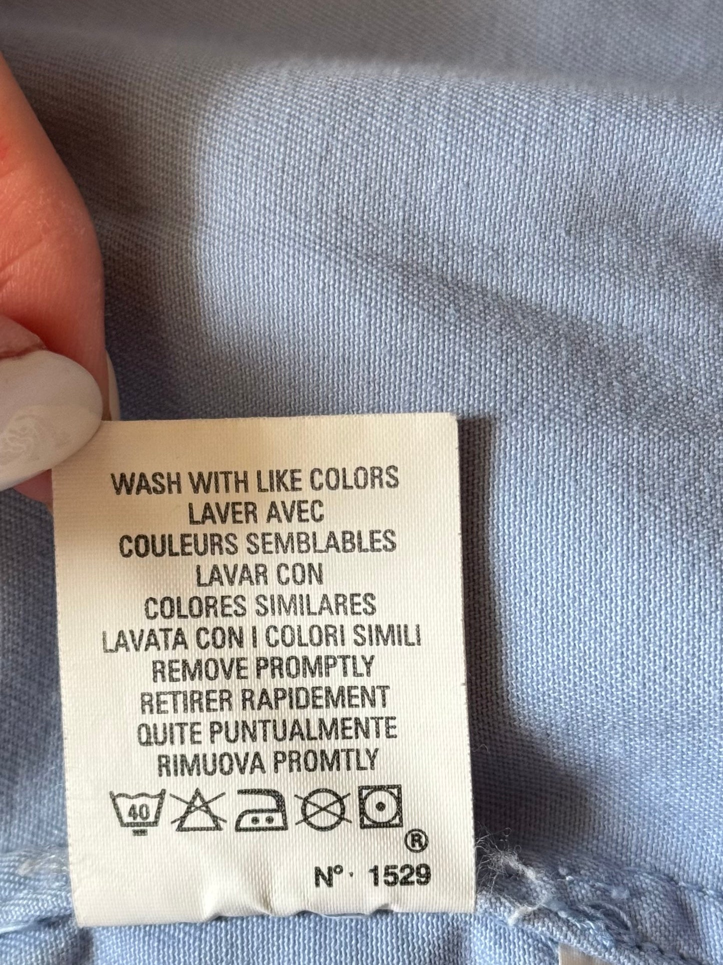 Veste en toile de coton bleu ciel Ralph Lauren - S