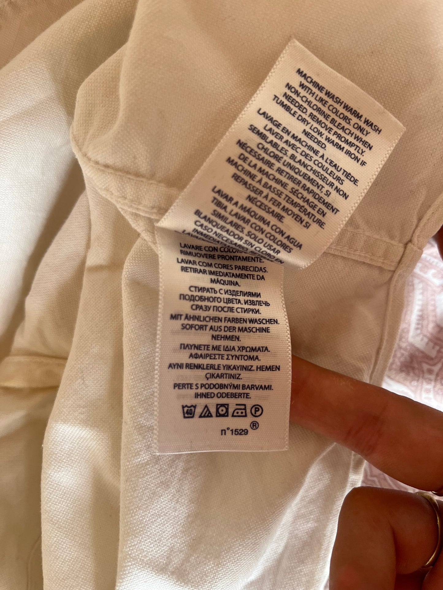 Chemise manche courte blanche Ralph Lauren - S
