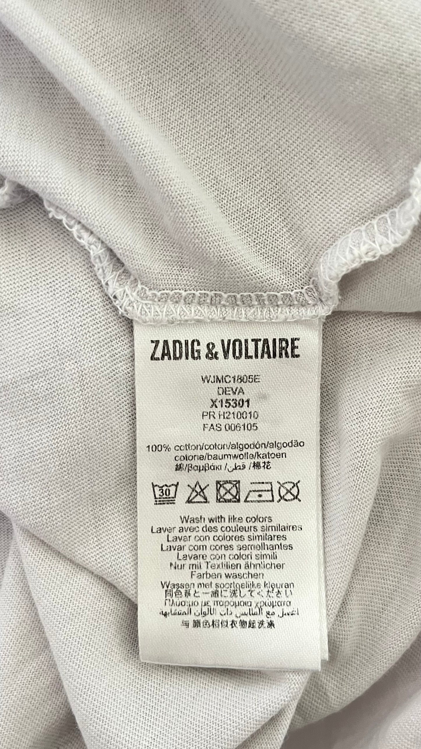 T-shirt Zadig & Voltaire Bordeaux - XS