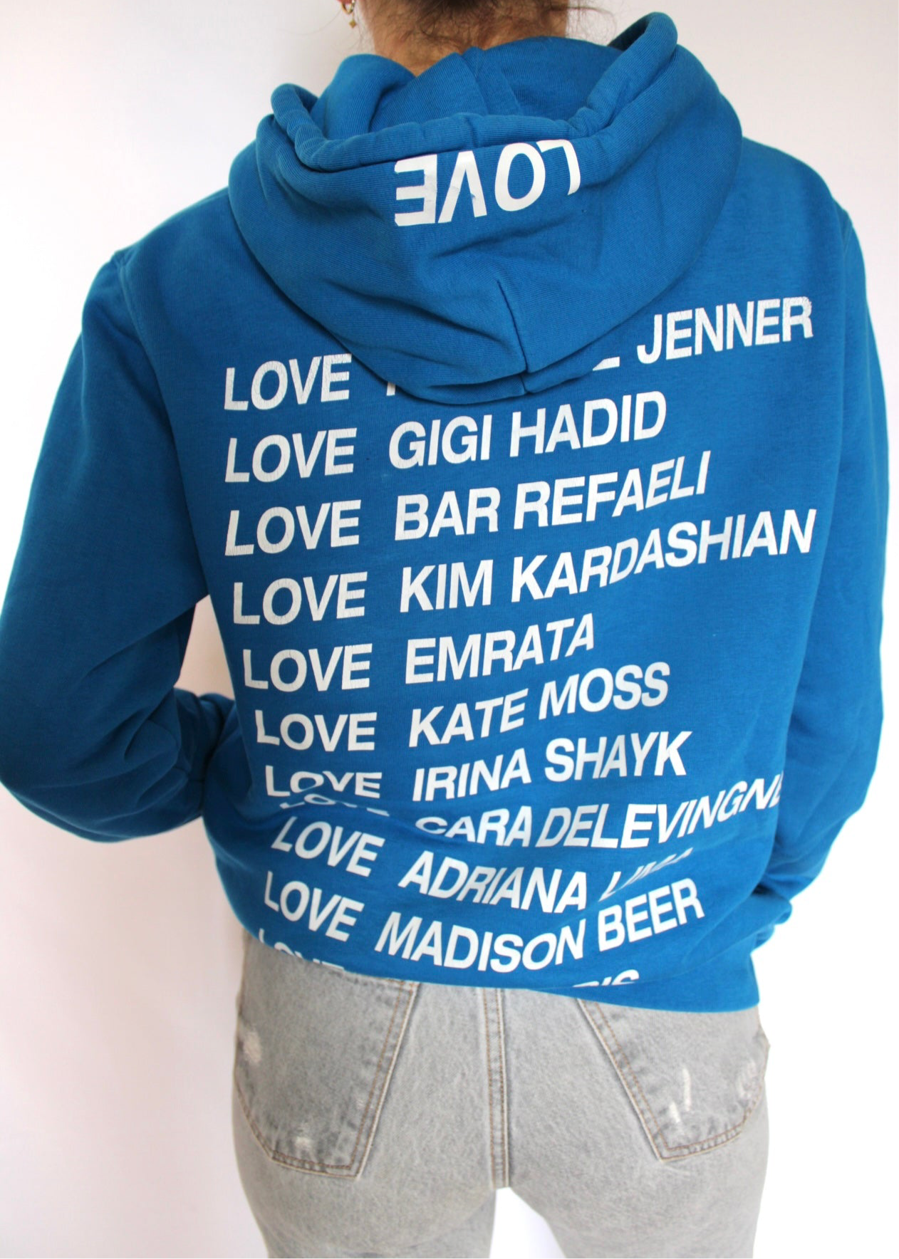 Sweat à capuche bleu ATNT PARIS - S