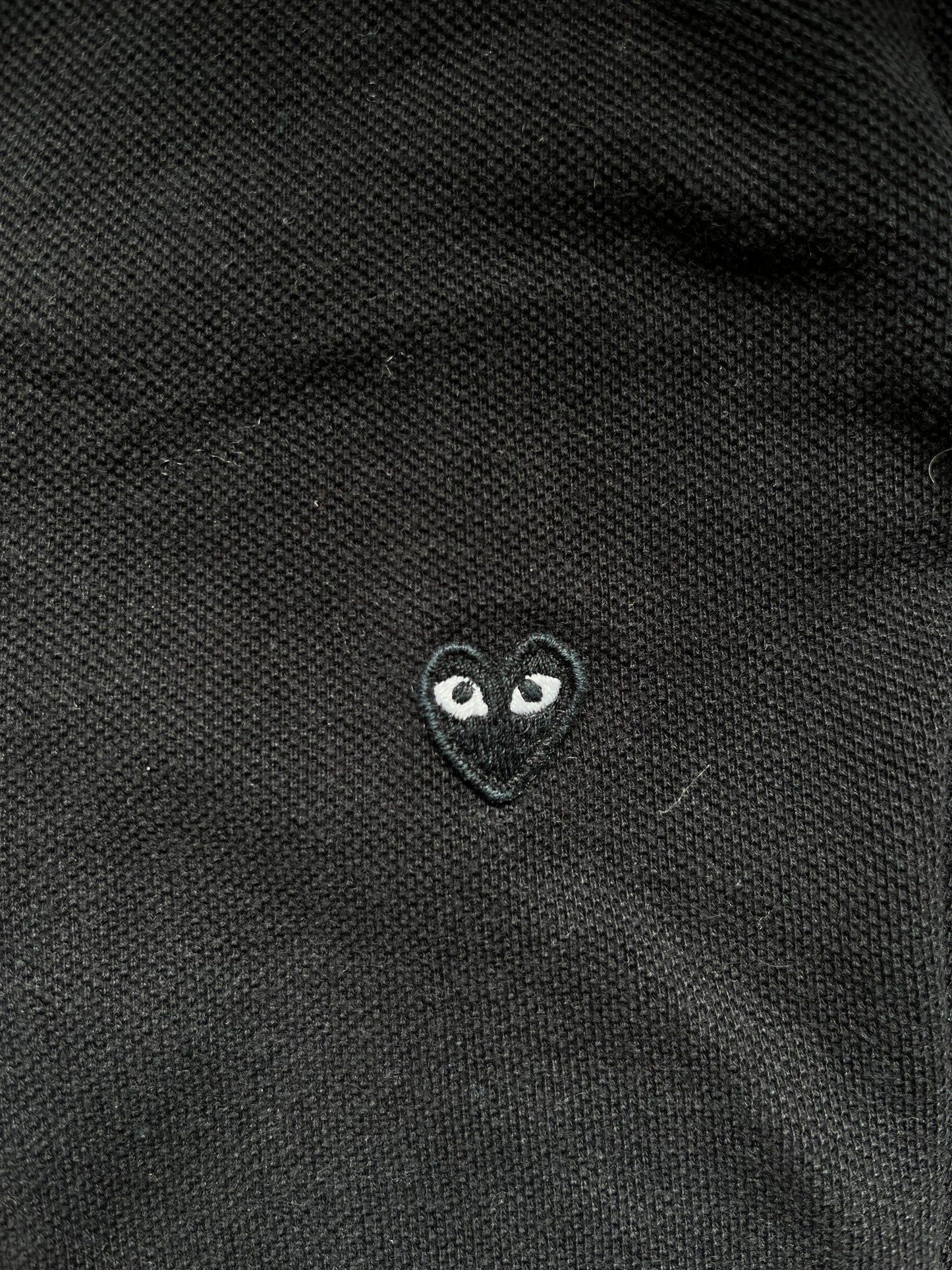 Polo noir Comme Des Garçons - S