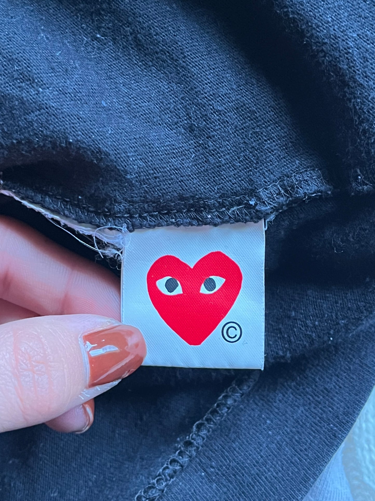 T-shirt noir Comme Des Garçons - M