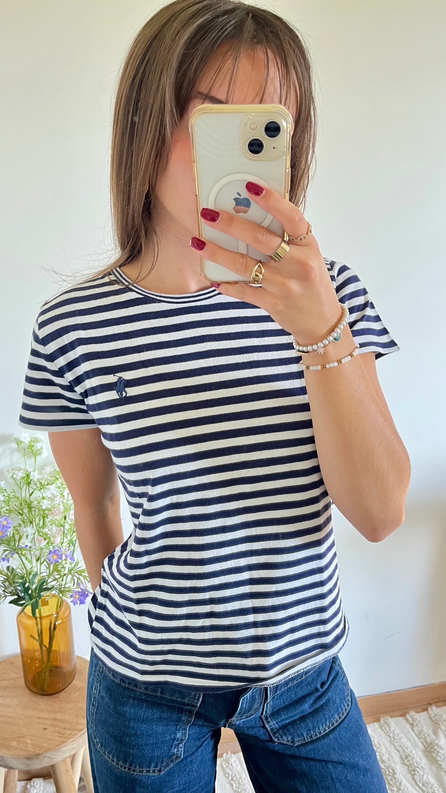 T-shirt marinière Ralph Lauren - S