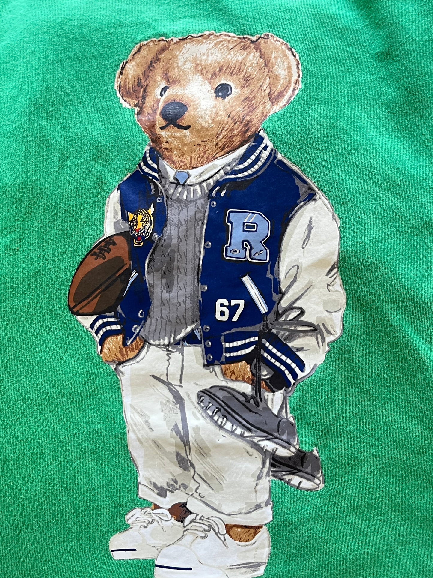 T-shirt vert nounours Ralph Lauren - S
