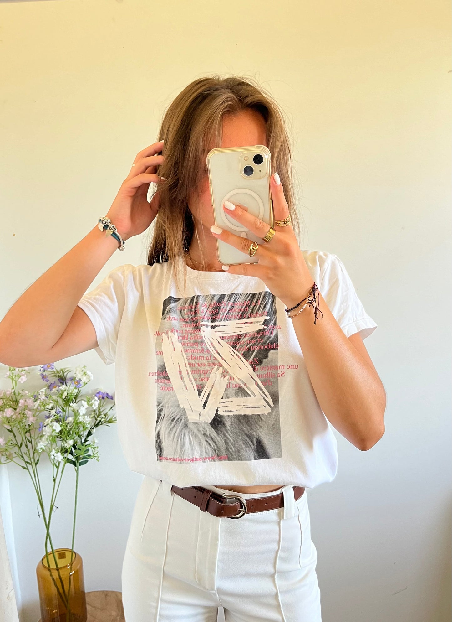 T-shirt manches courtes blanc Zadig & Voltaire - M