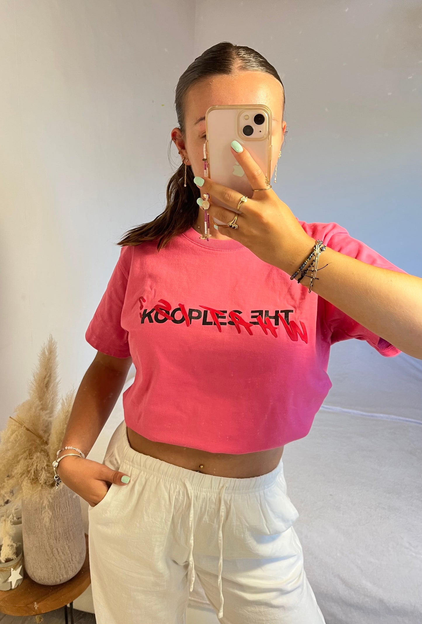 T-shirt rose « What is » The Kooples - M