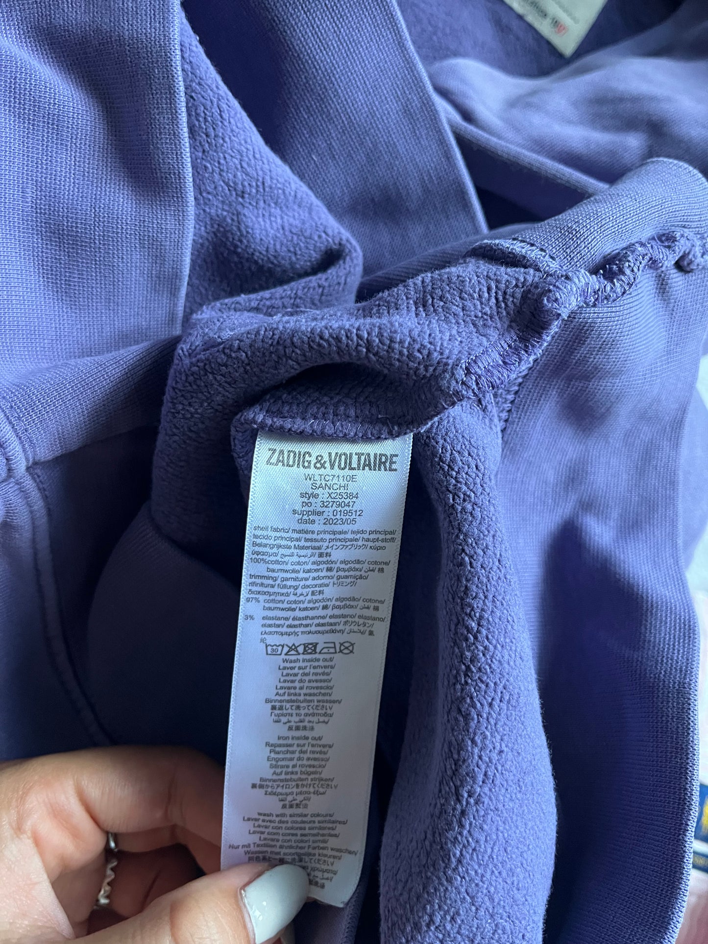 Sweat à capuche Zadig & Voltaire - S