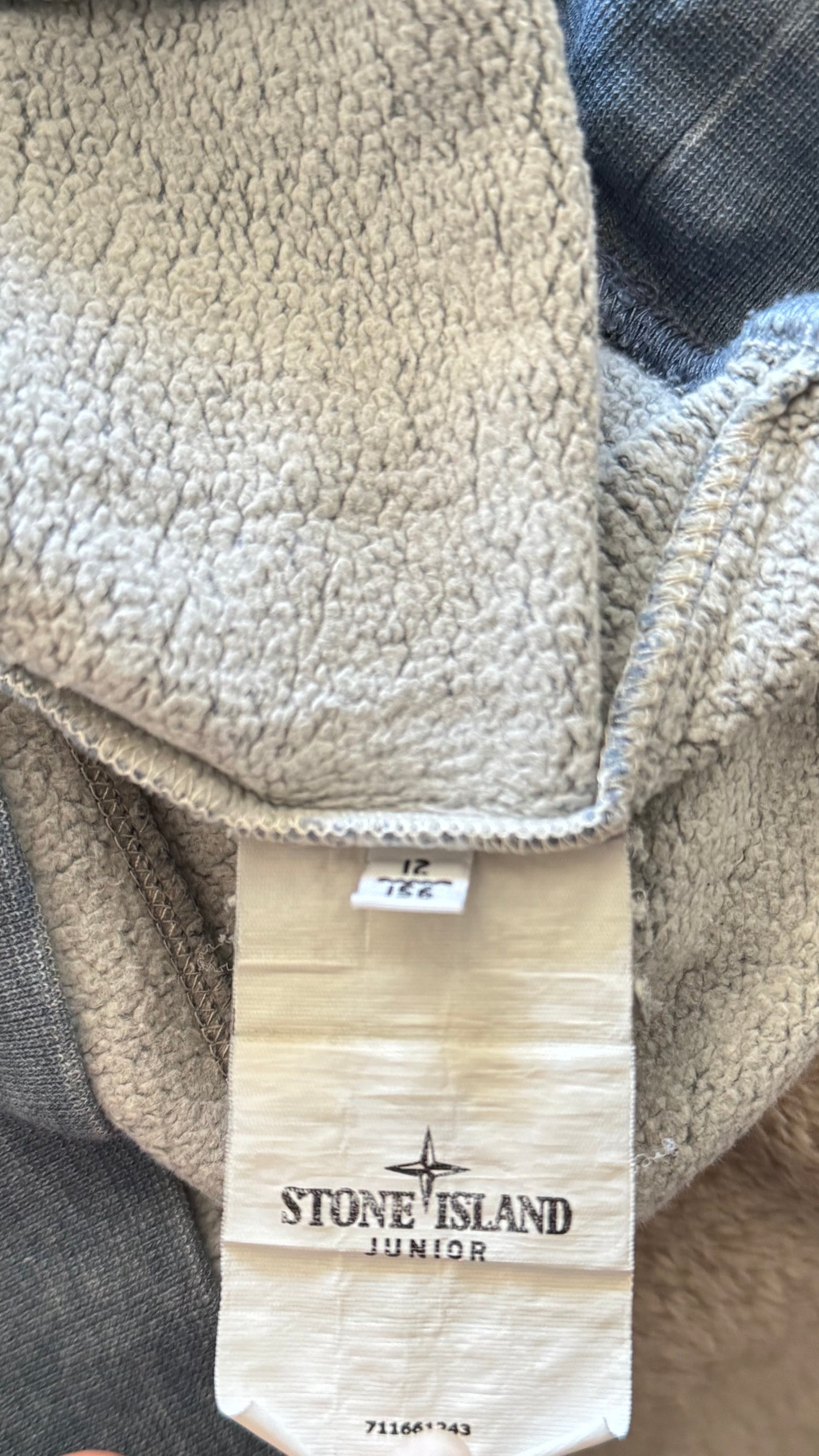 Pull Stone Island gris chiné - S