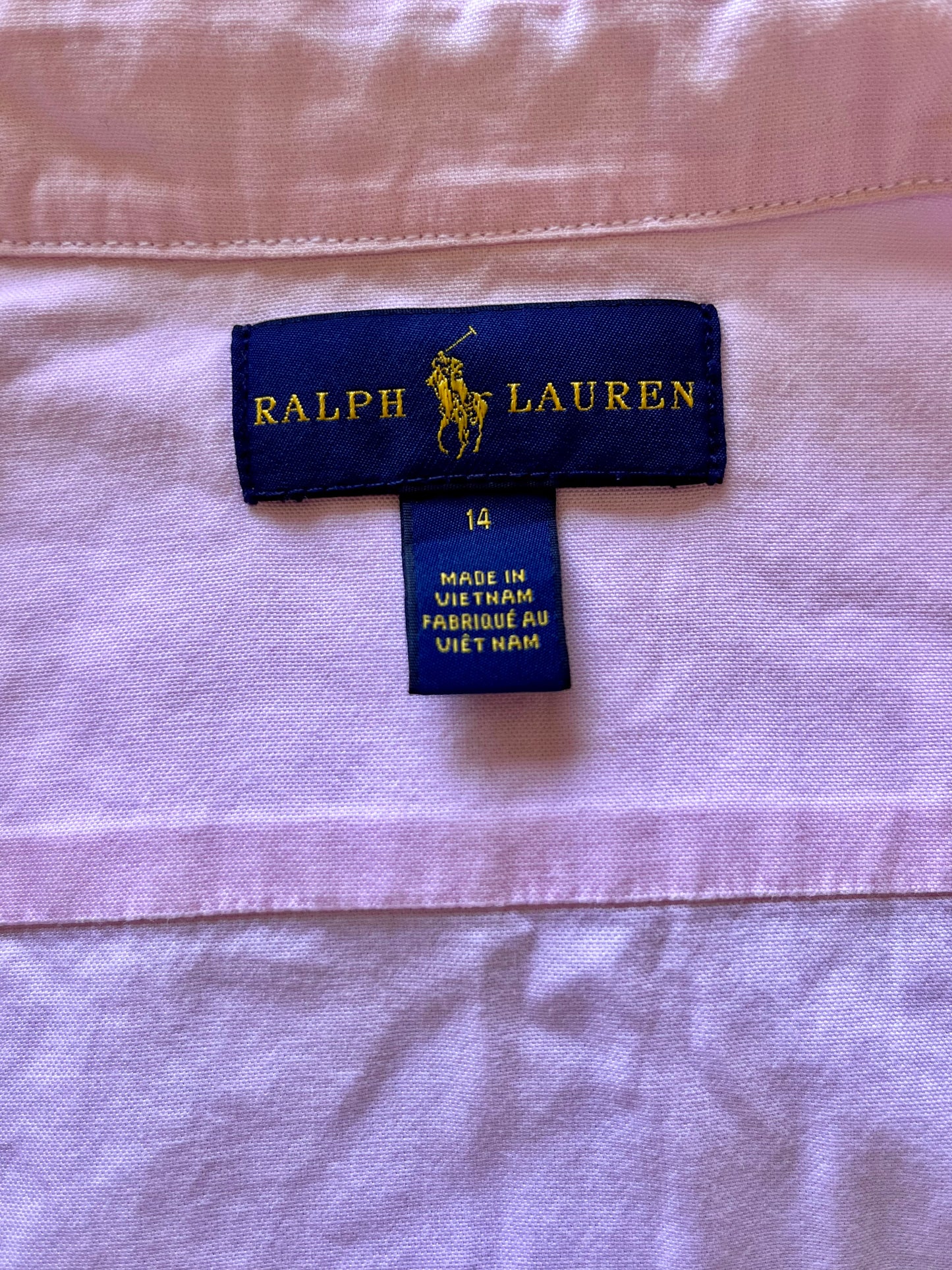 Chemise Ralph Lauren rose - XS