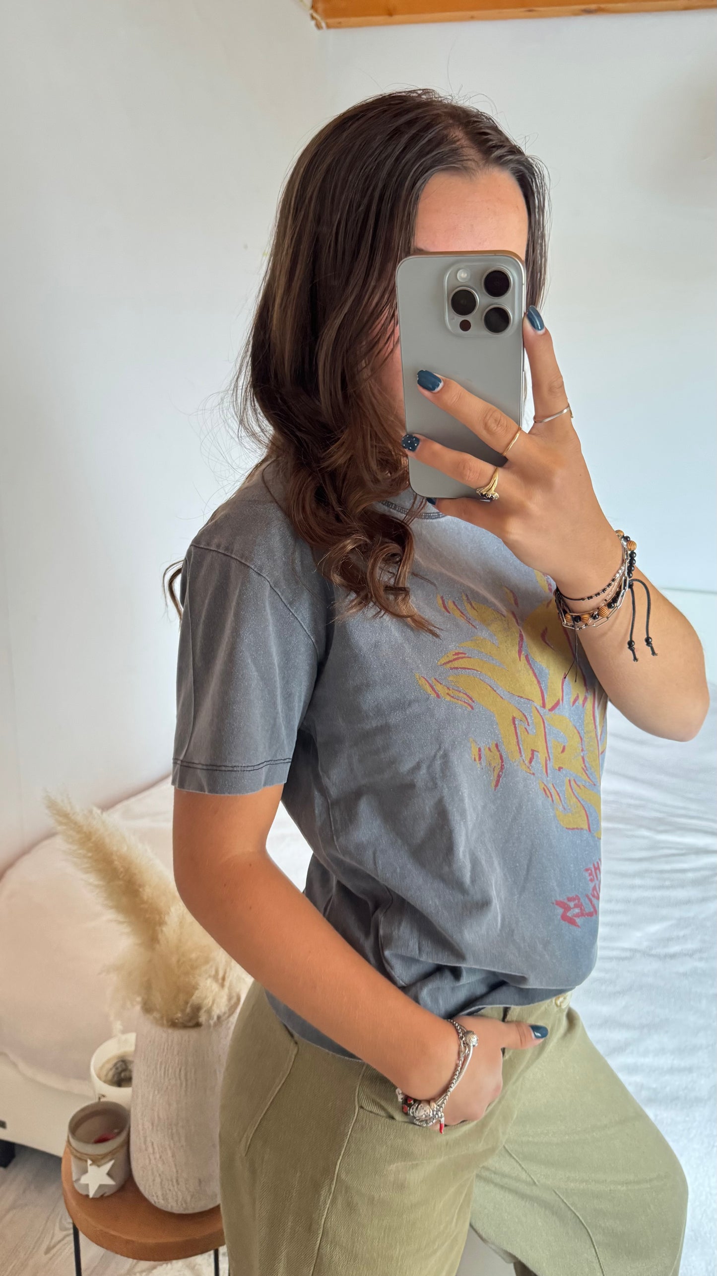 T-shirt gris The Kooples - S