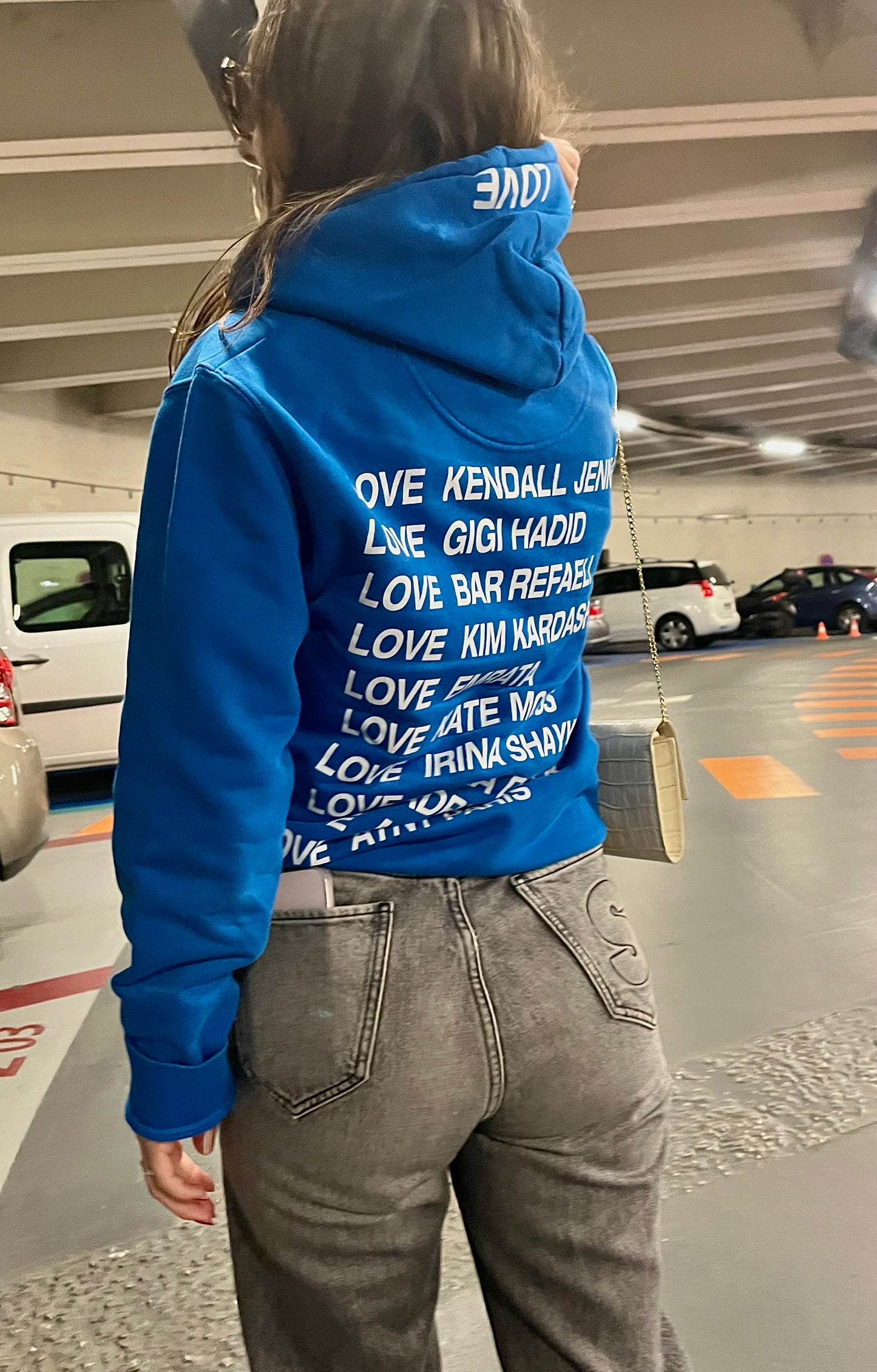 Sweat à capuche bleu ATNT PARIS - S