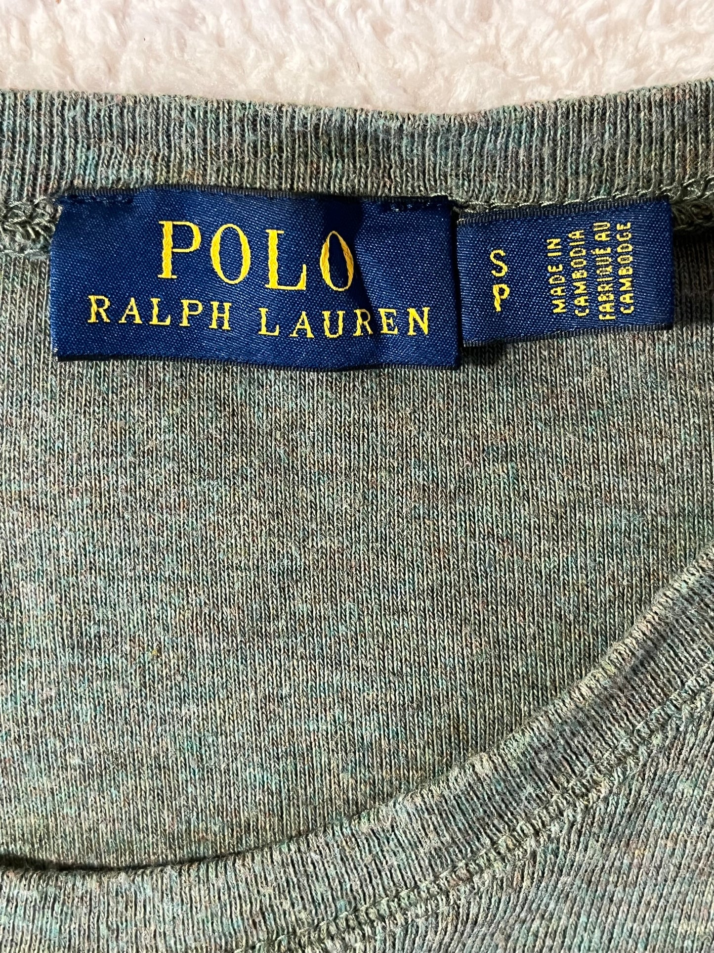 Pull col rond kaki - S
