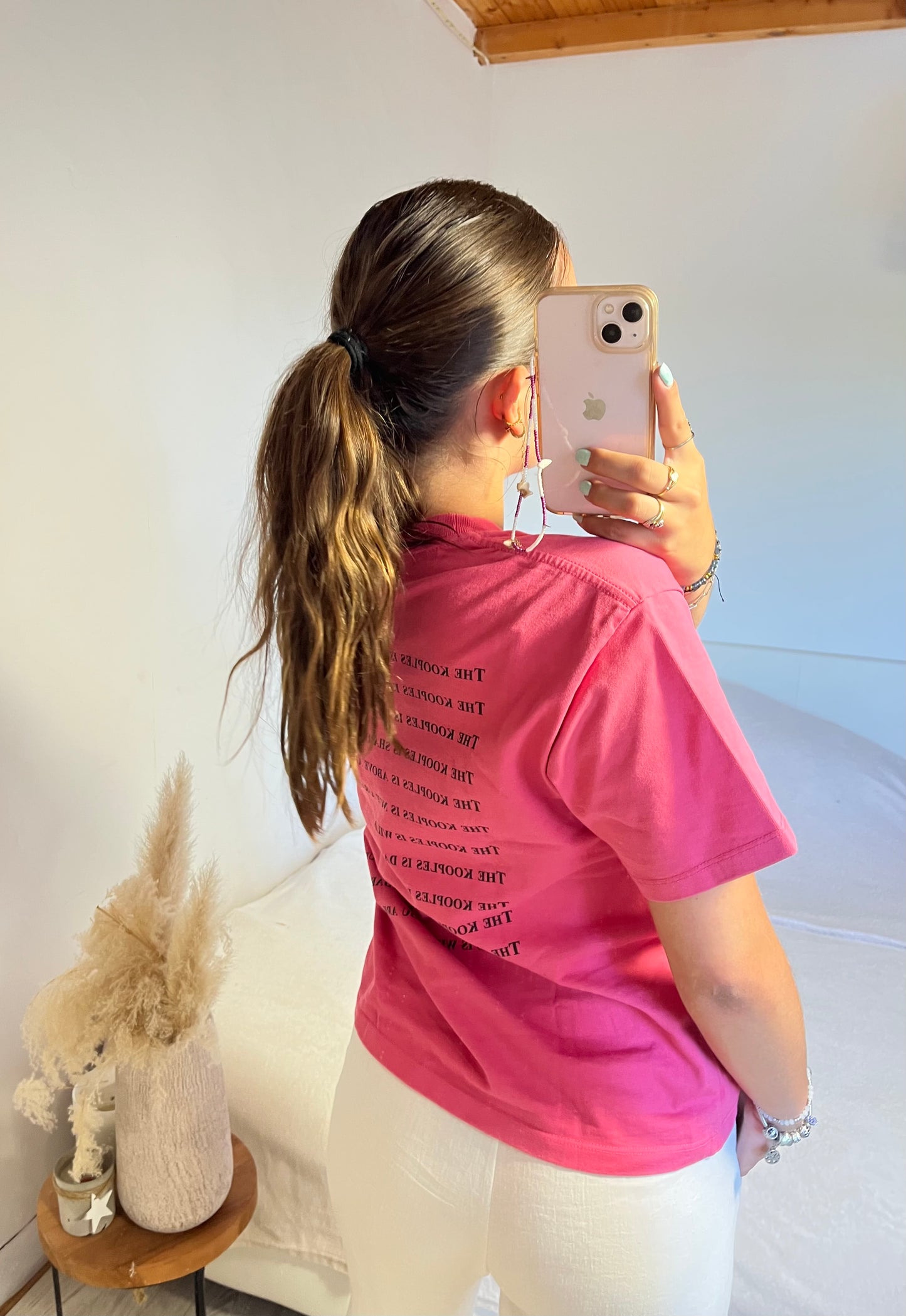 T-shirt rose « What is » The Kooples - M