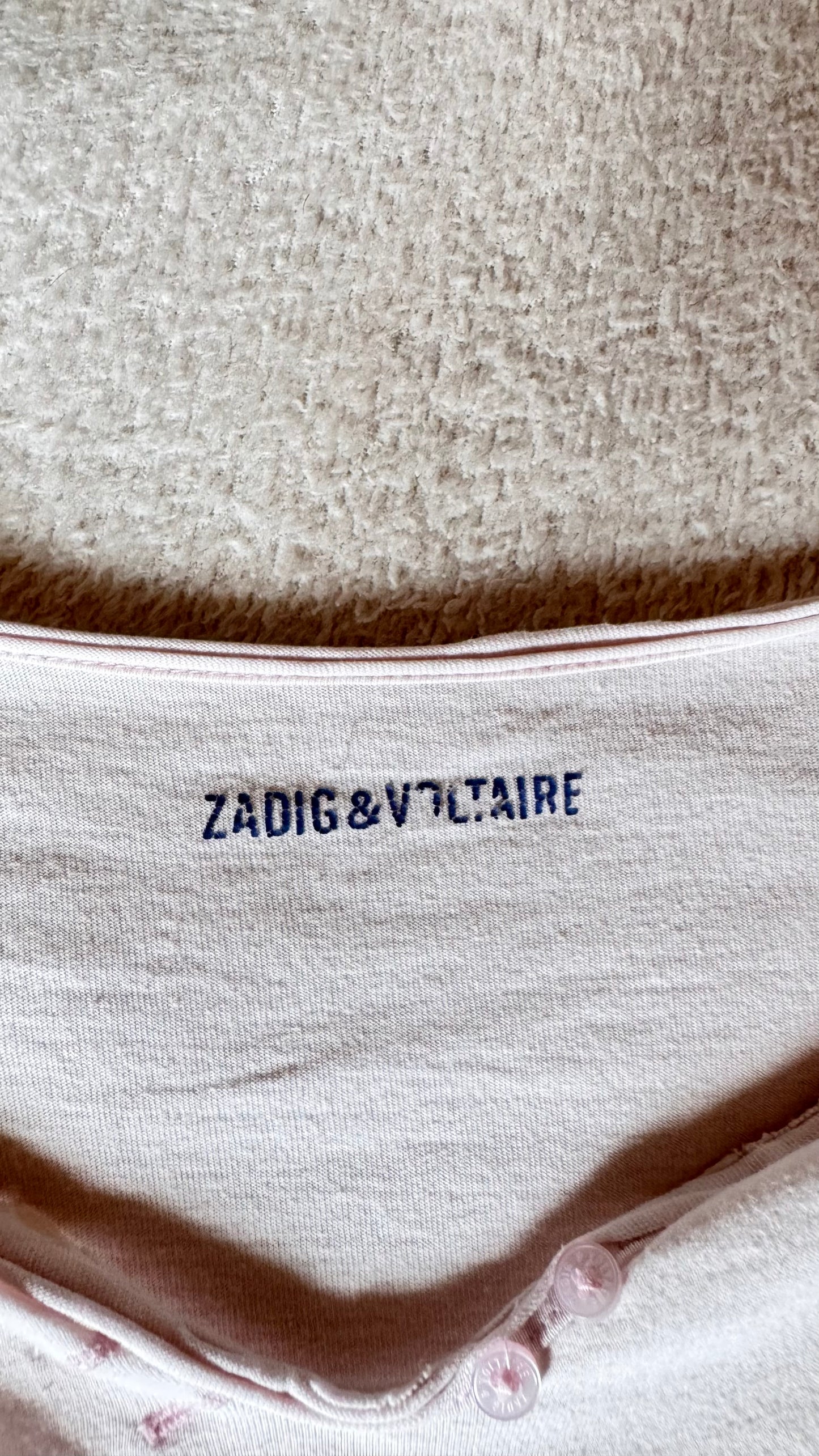 T-shirt rose pastel Zadig & Voltaire - XS