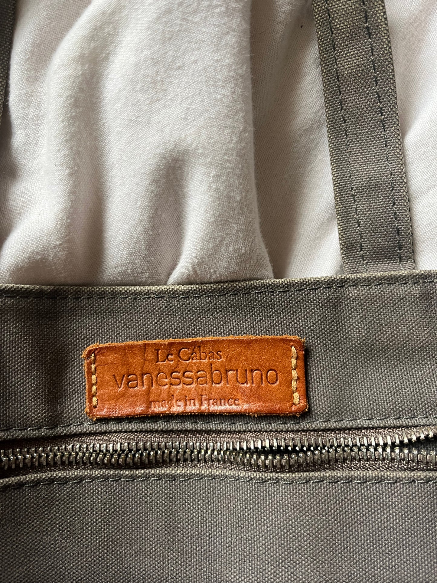 Grand sac cabas gris Vanessa Bruno