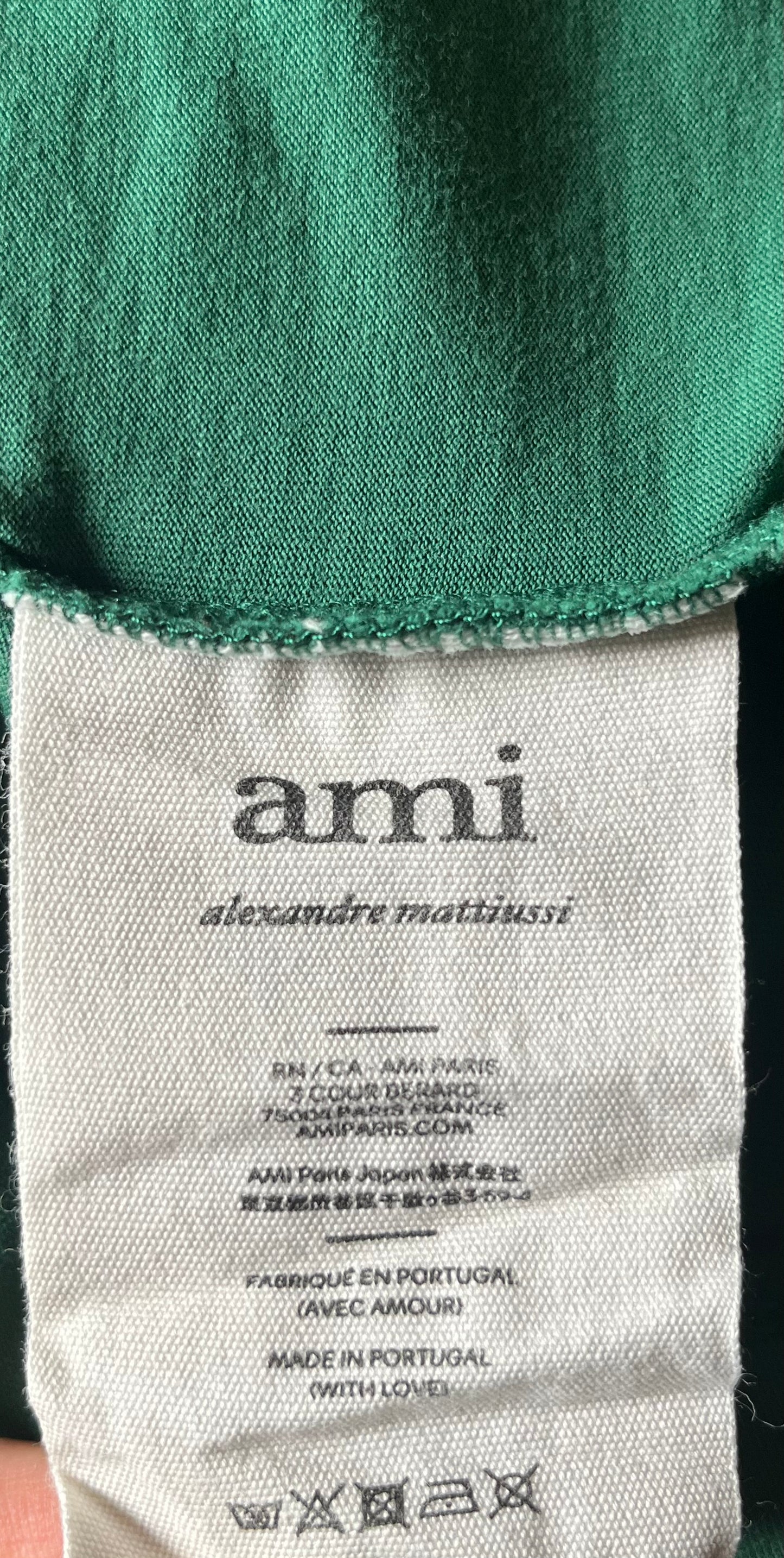 T-shirt vert sapin Ami Paris - L