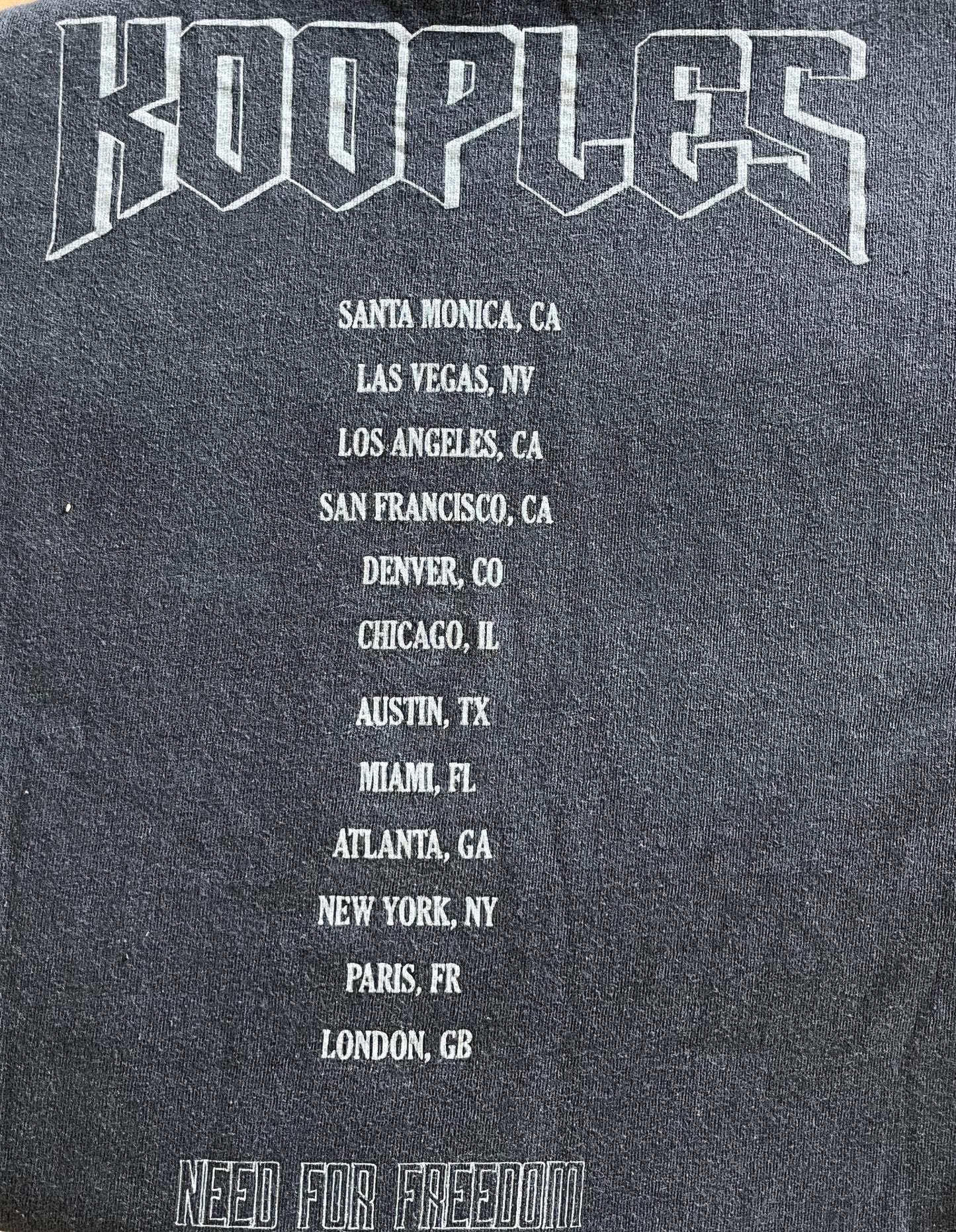 T-shirt vintage noir The Kooples - M