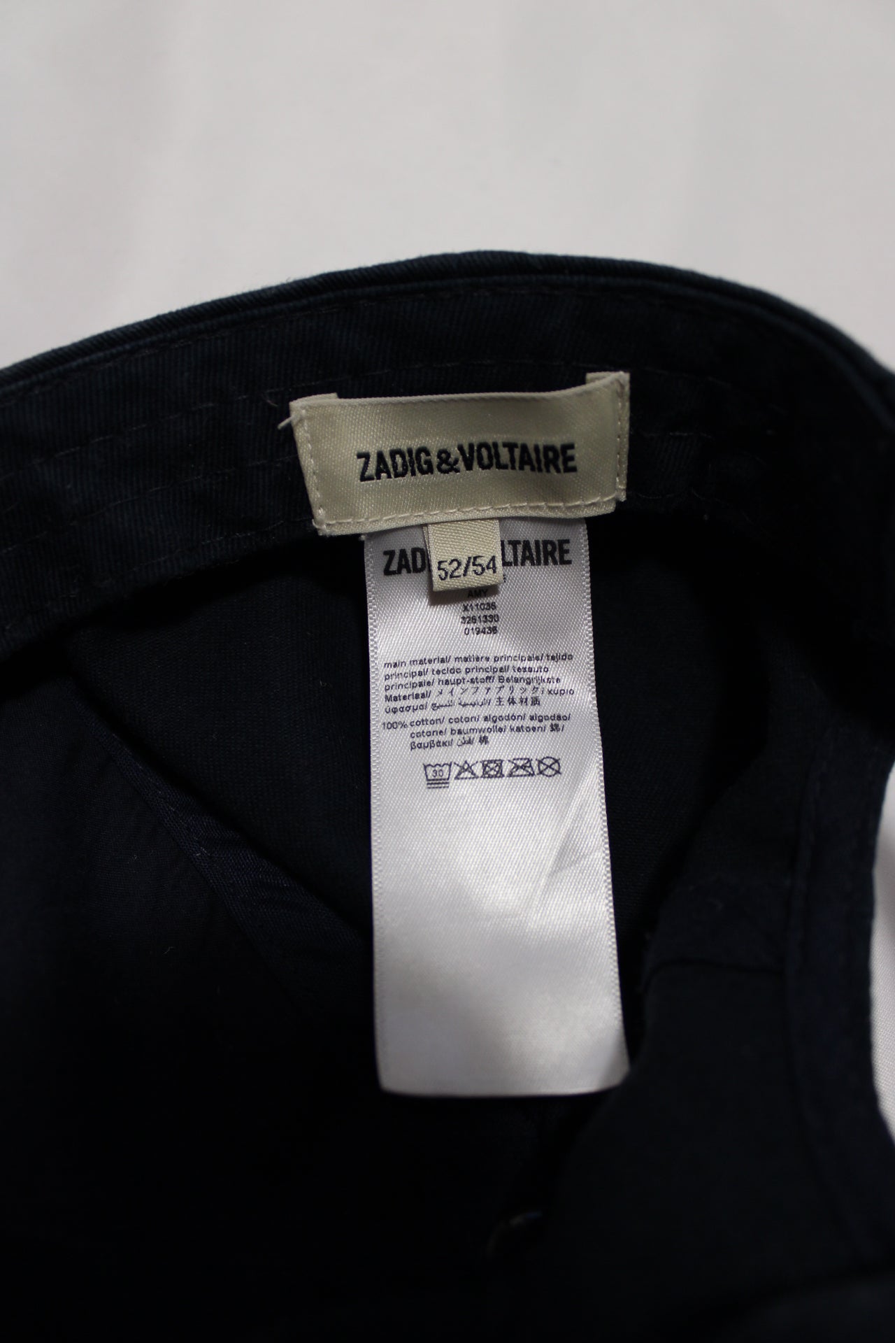 Casquette bleu marine Zadig & Voltaire - 52/54 cm