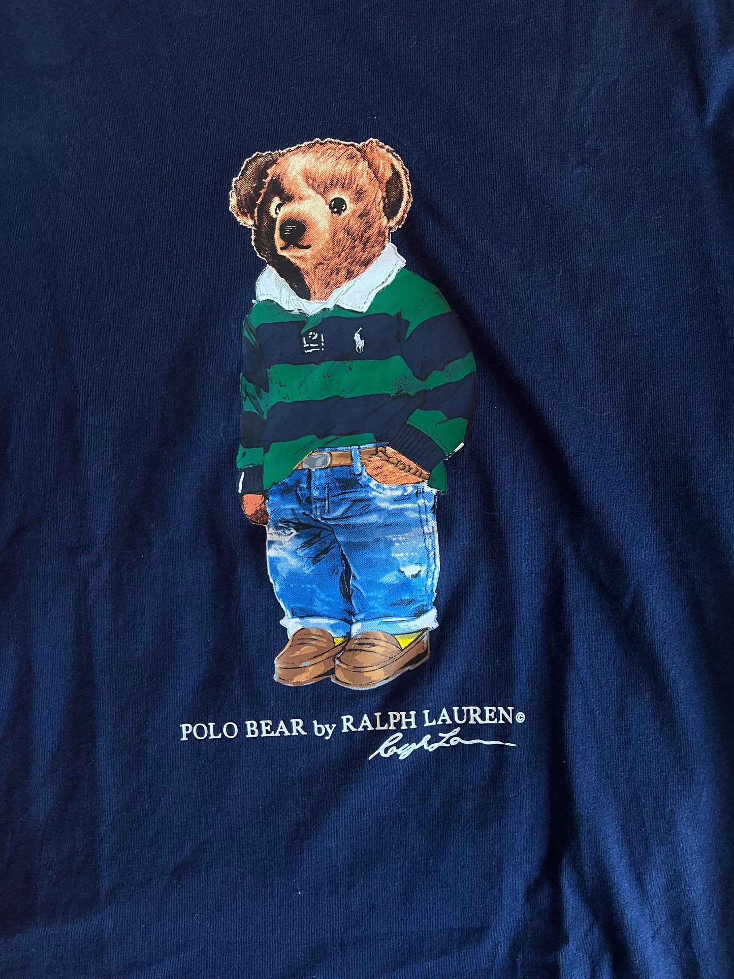 T-shirt nounours marine Ralph Lauren - S/M