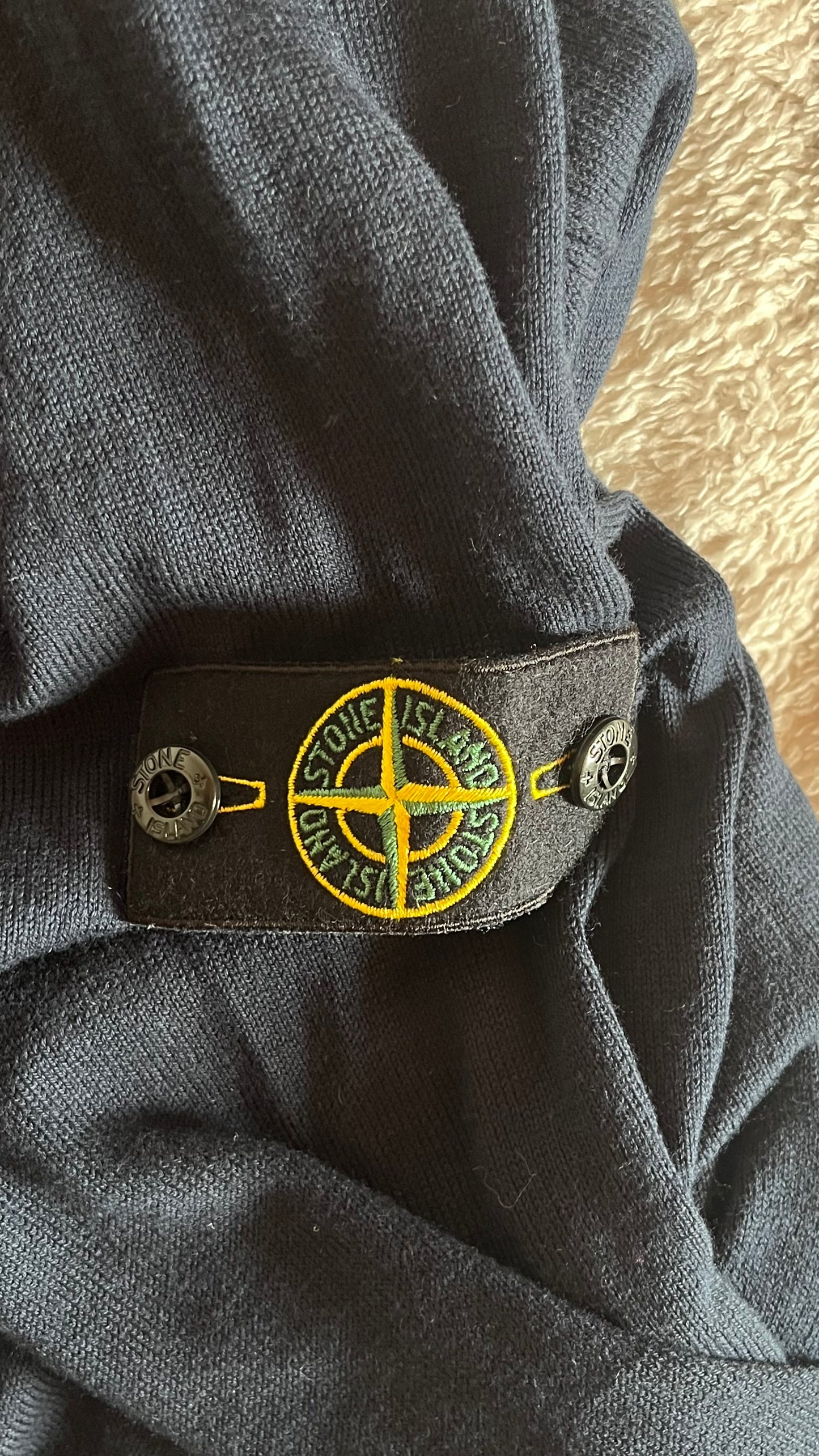 Gilet zippé marine Stone Island - S