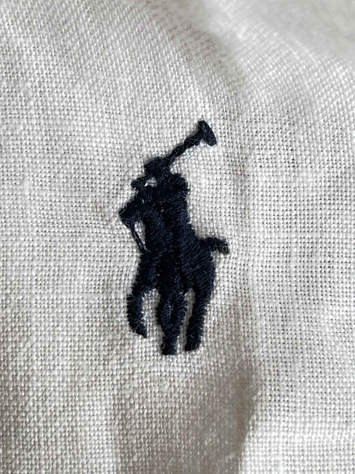 Chemise blanche en lin Ralph Lauren - M