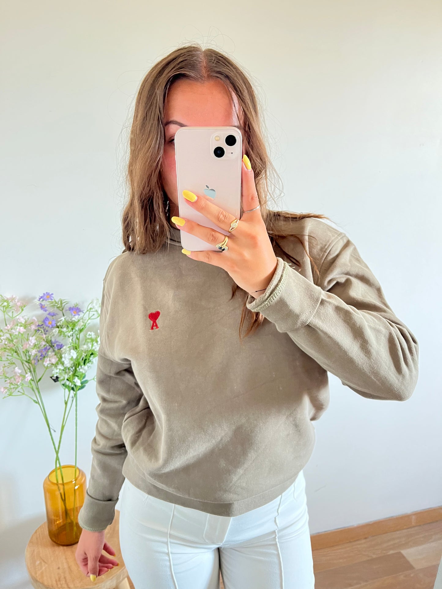 Pull beige Ami Paris - S
