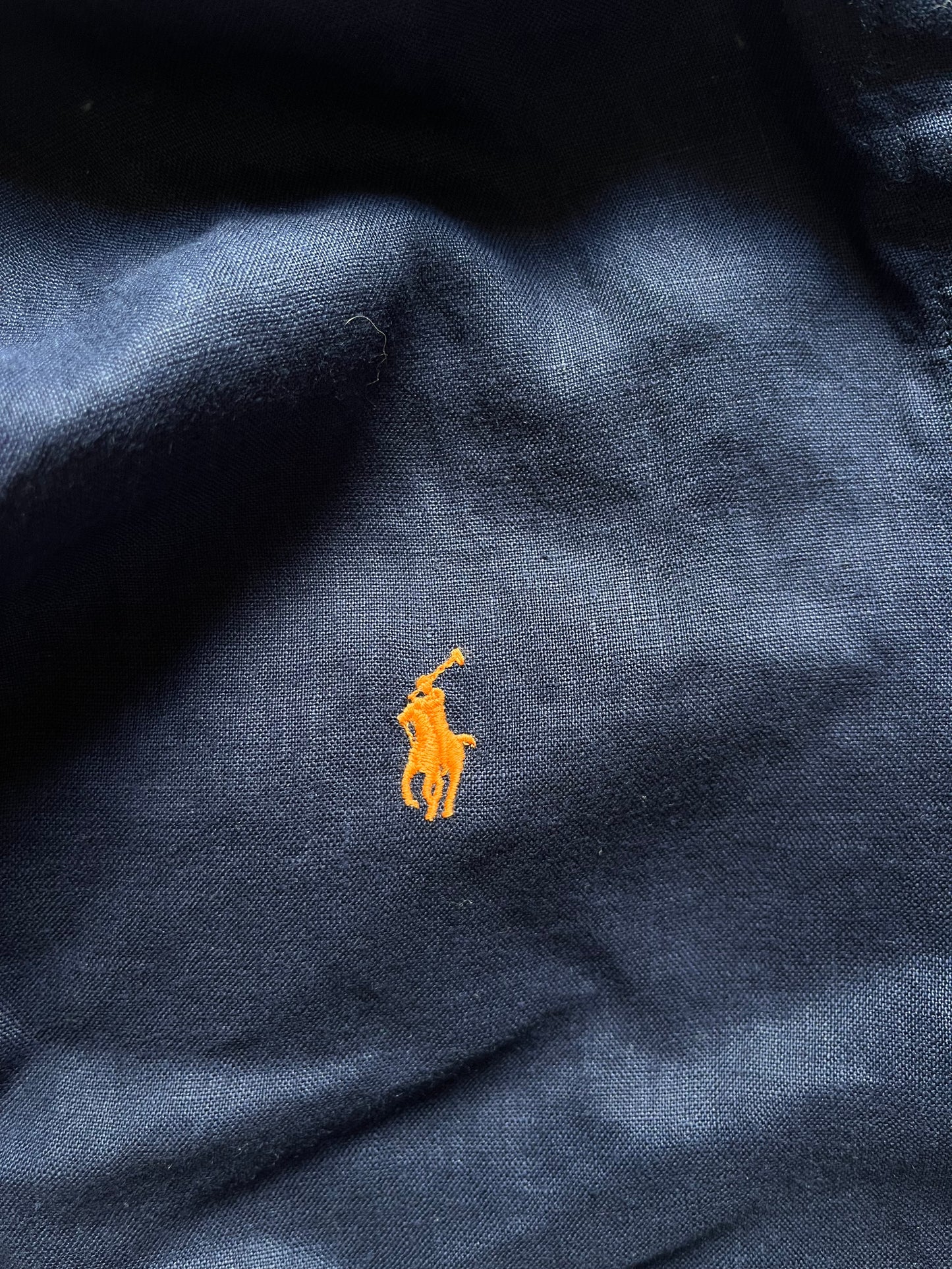 Chemise en lin marine Ralph Lauren - S