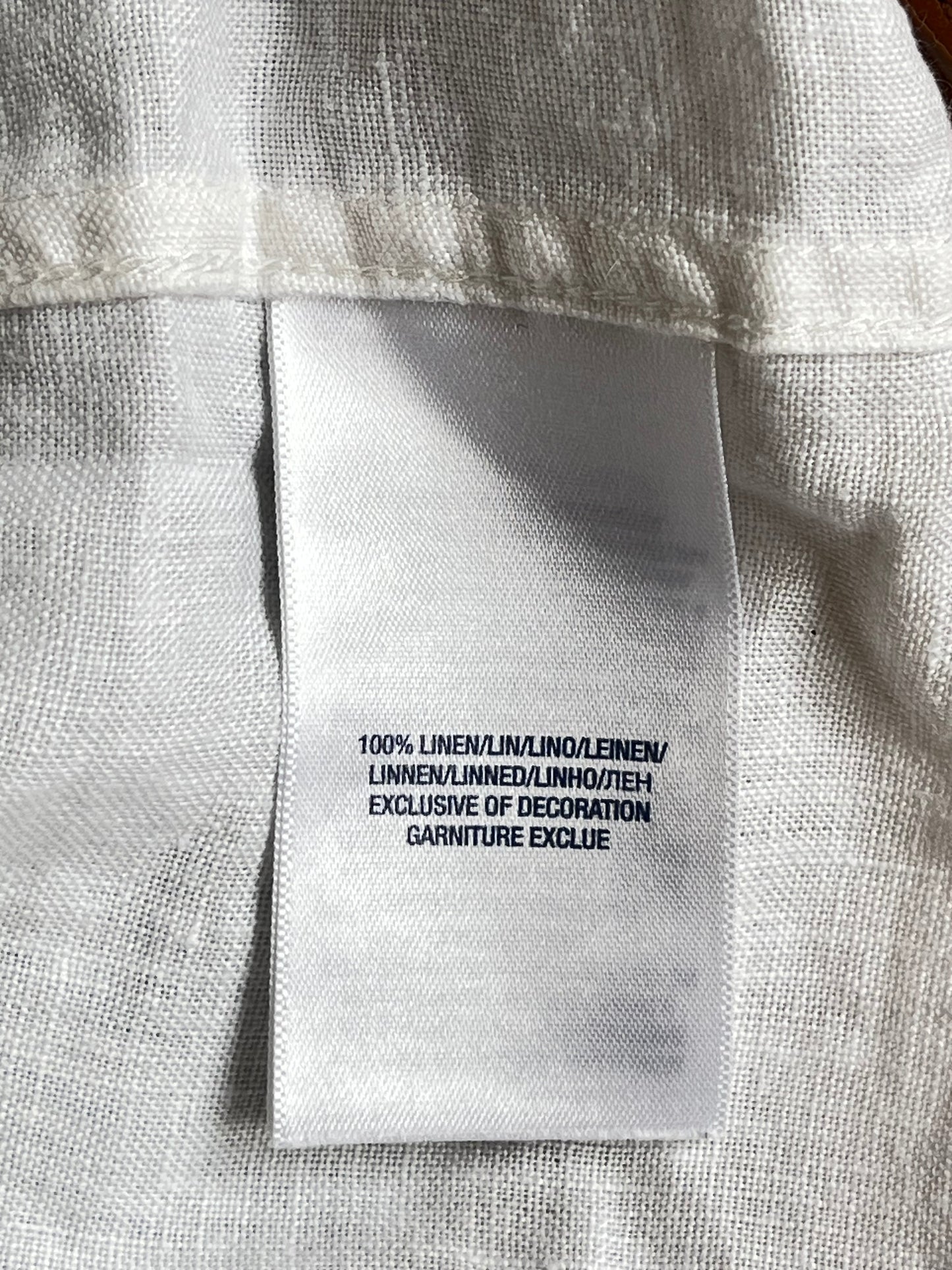Chemise blanche en lin Ralph Lauren - M