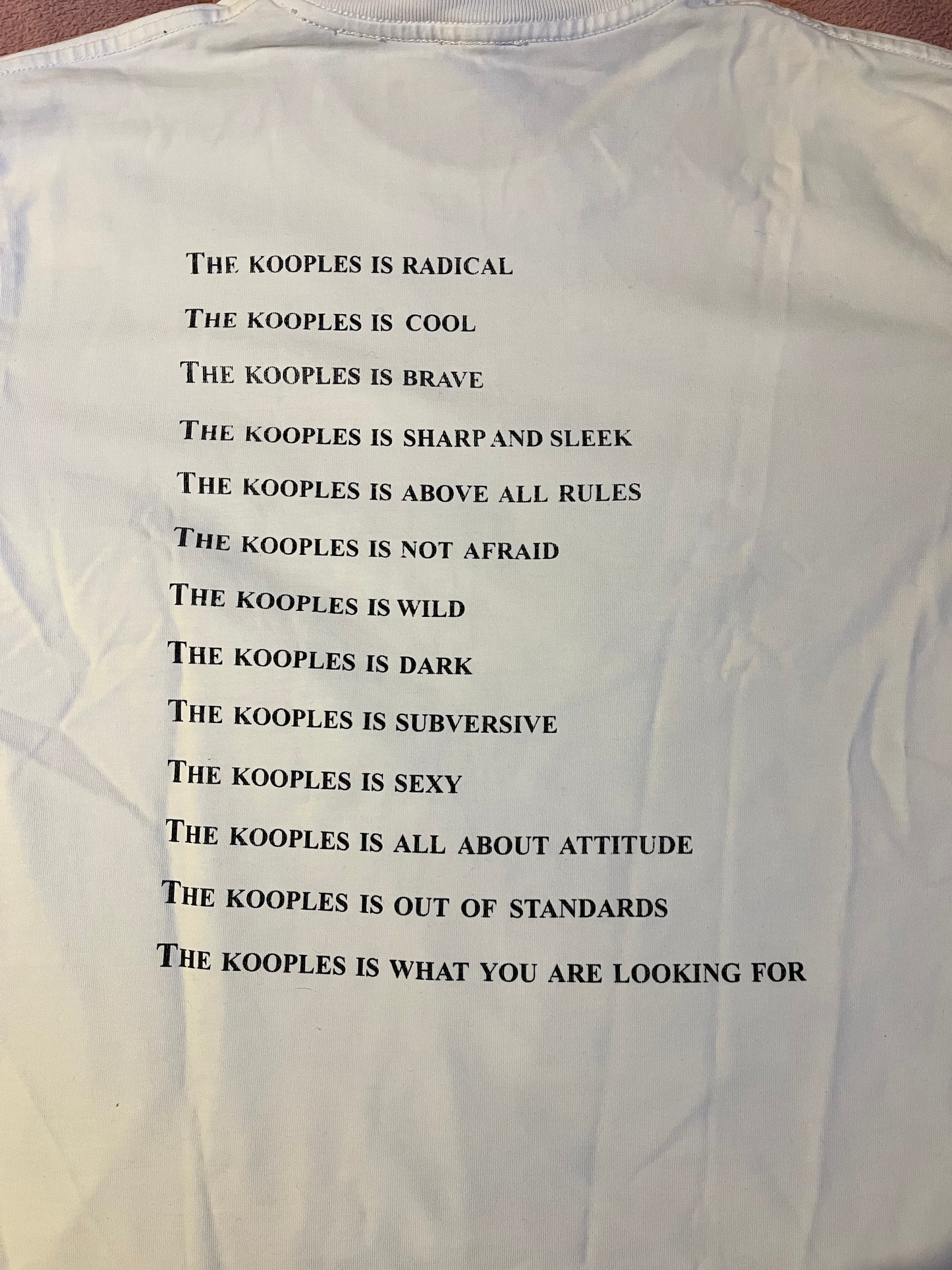 T-shirt blanc « What is? » - S